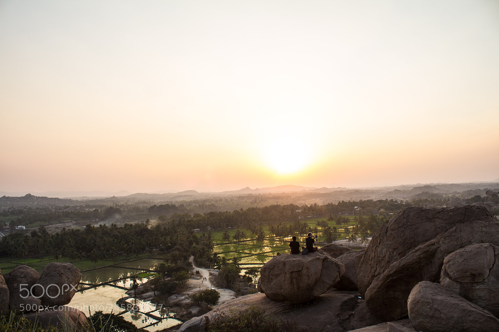 Canon EOS 700D (EOS Rebel T5i / EOS Kiss X7i) sample photo. Hampi sunset photography