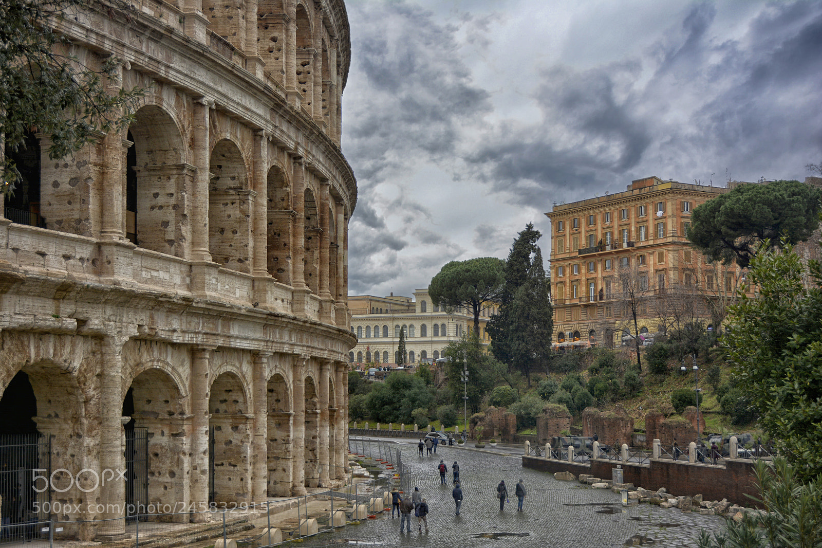 Nikon D7100 sample photo. Outside the colosseum in photography