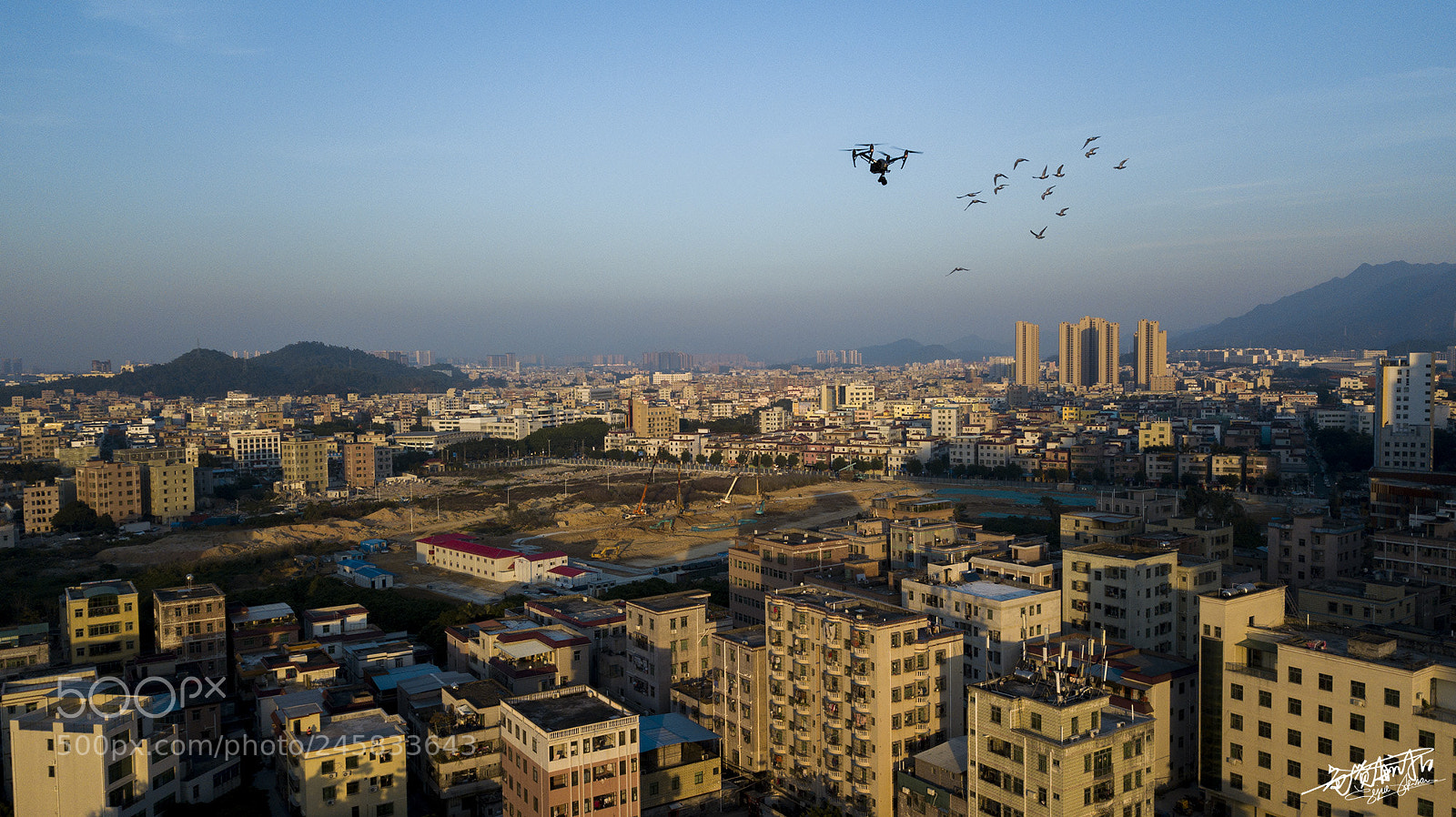 DJI FC220 sample photo. Shenzhen photography