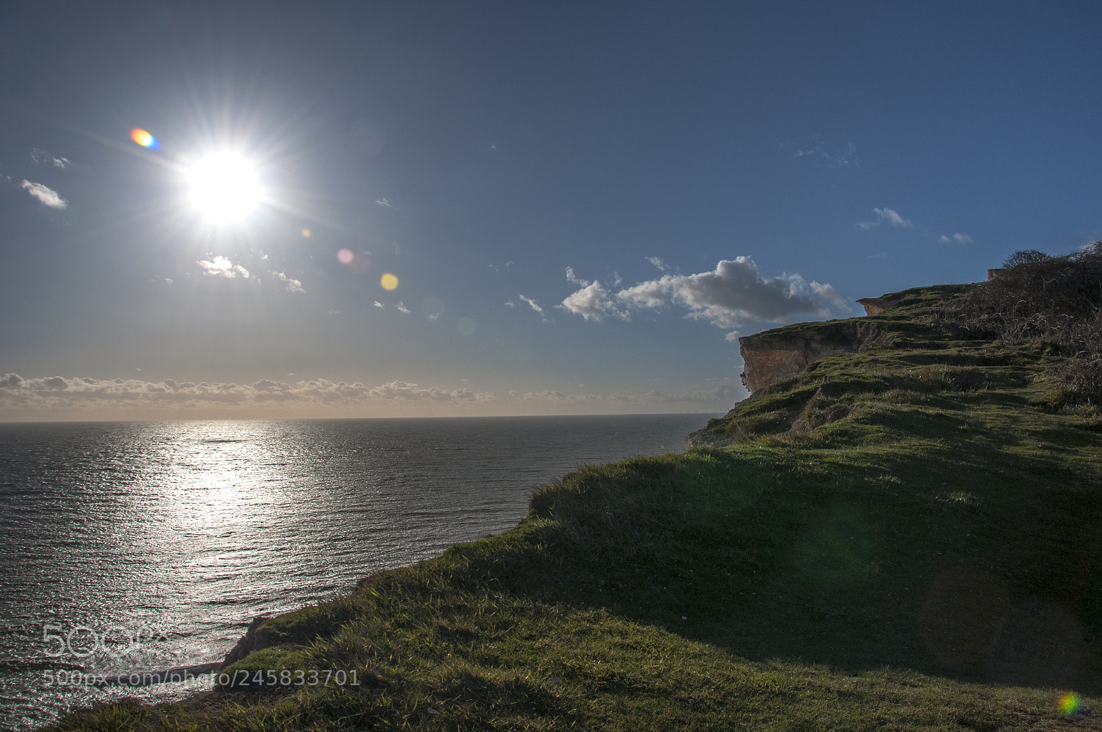 Nikon D90 sample photo. Eastbourne cliffs photography