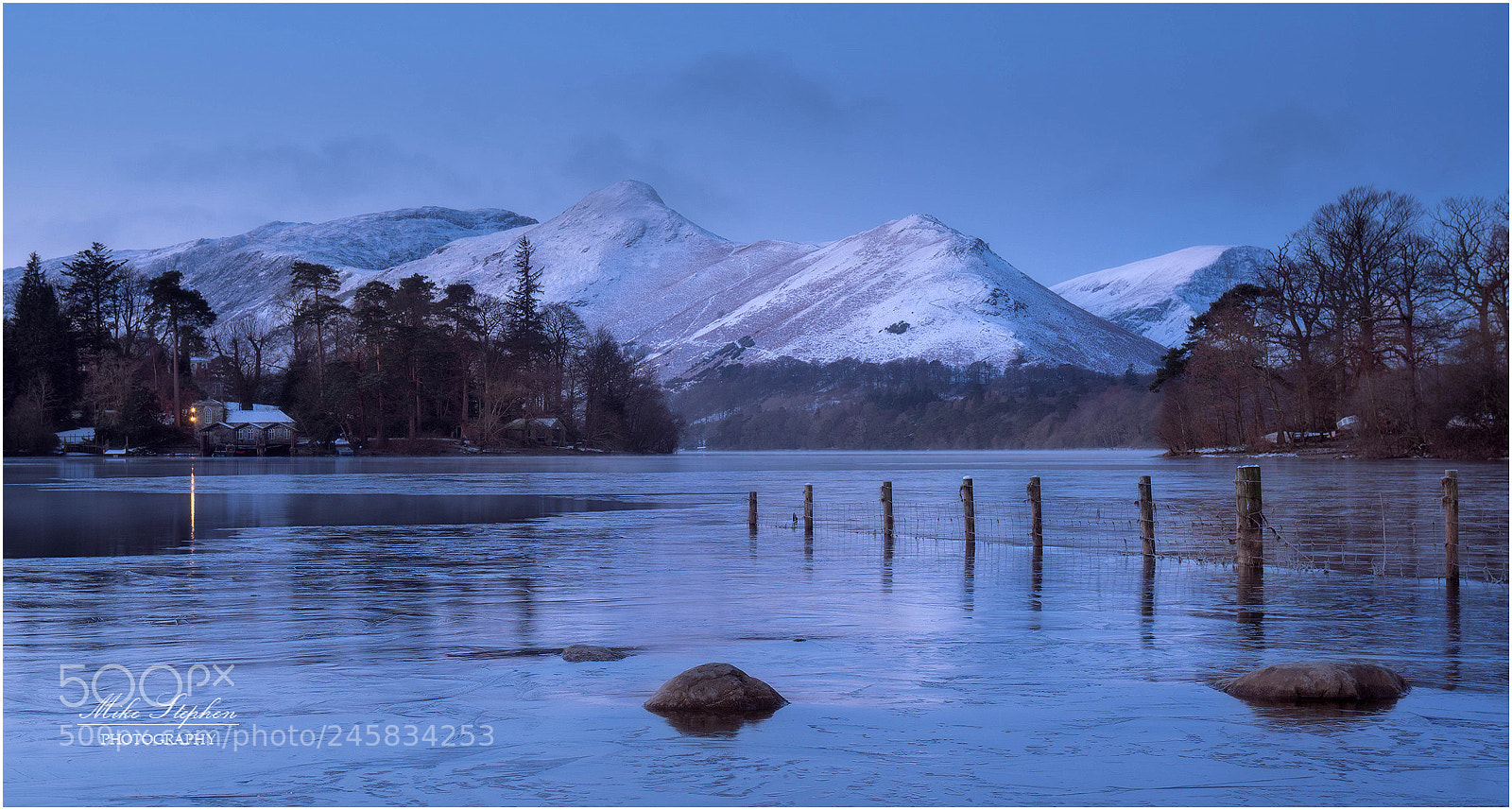 Sony a6300 sample photo. Pre-dawn, derwenwater photography