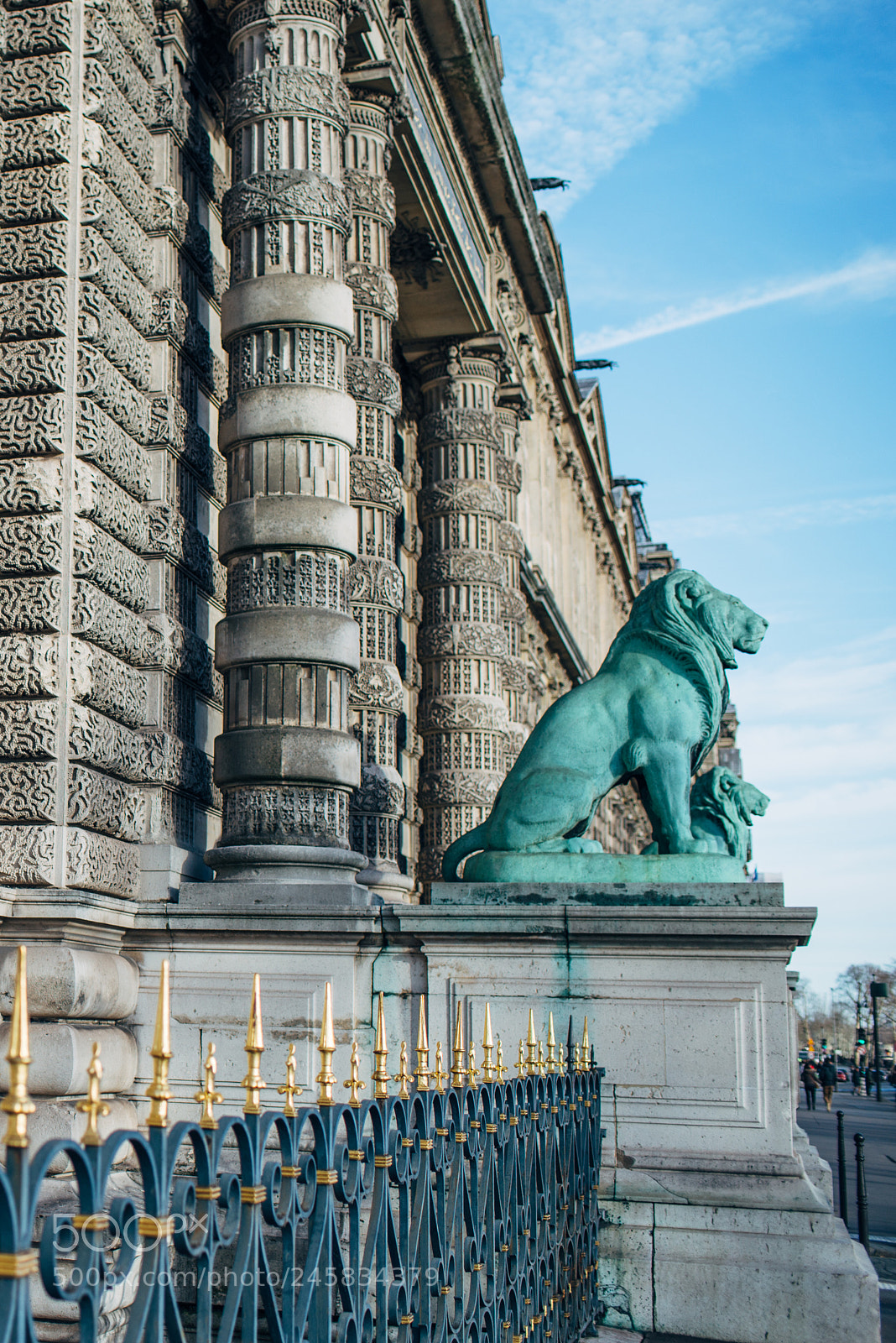Nikon D610 sample photo. Leones del louvre photography
