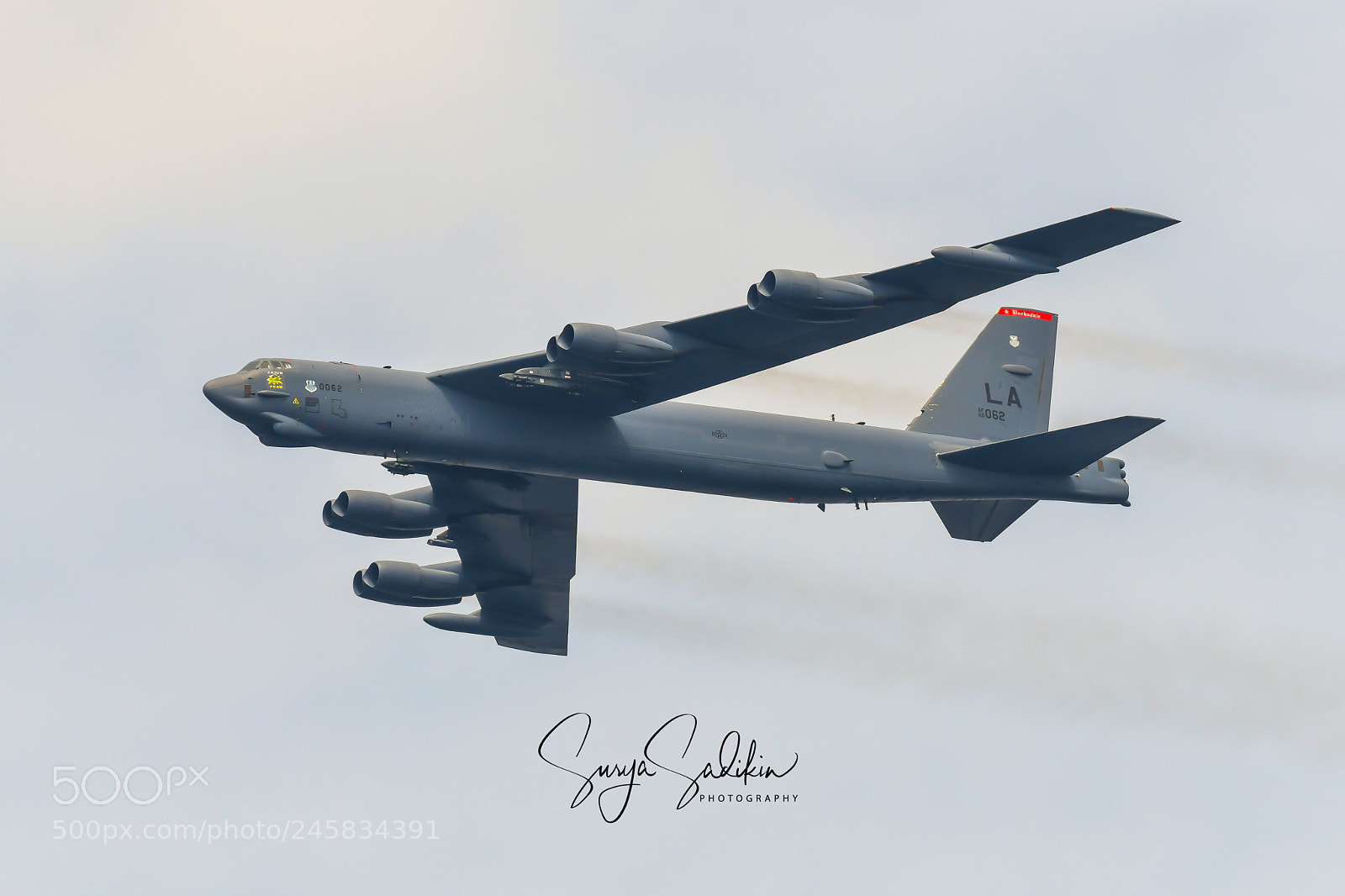 Nikon D850 sample photo. B-52h stratofortress bomber photography
