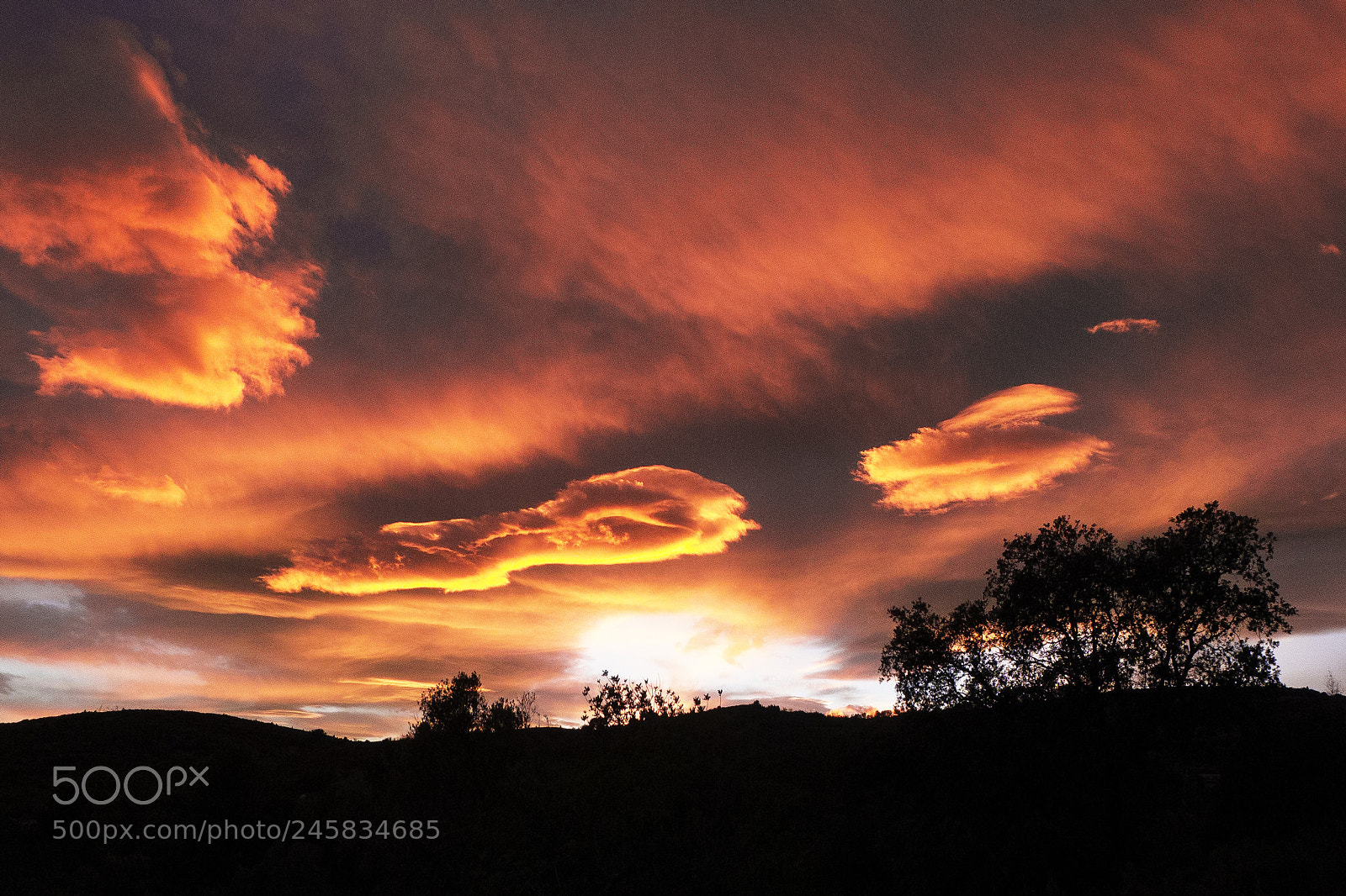 Panasonic Lumix DMC-LX5 sample photo. Fuego en el cielo photography