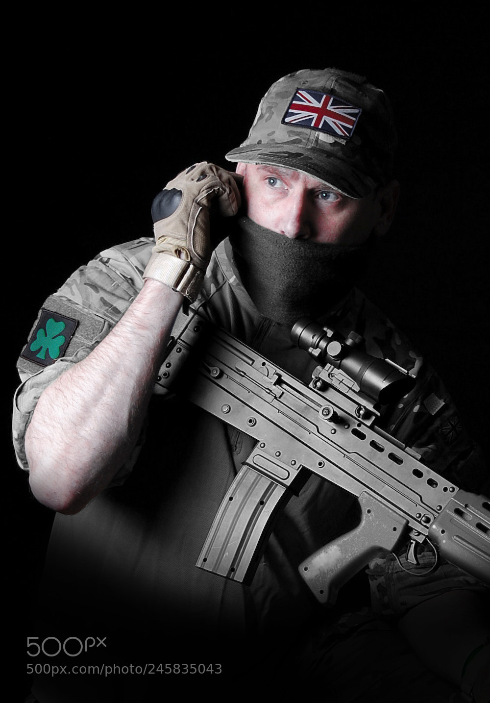 Nikon D40 sample photo. Royal irish regiment ranger photography
