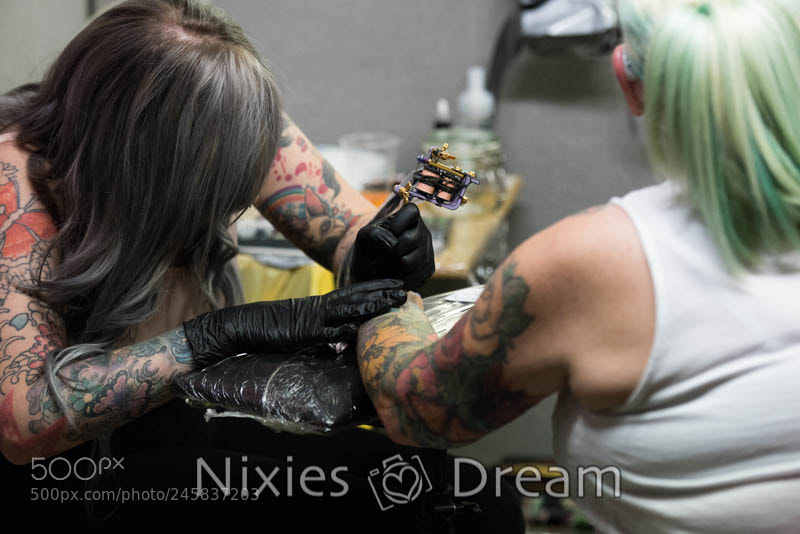 Nikon D810 sample photo. Leeds international tattoo show photography