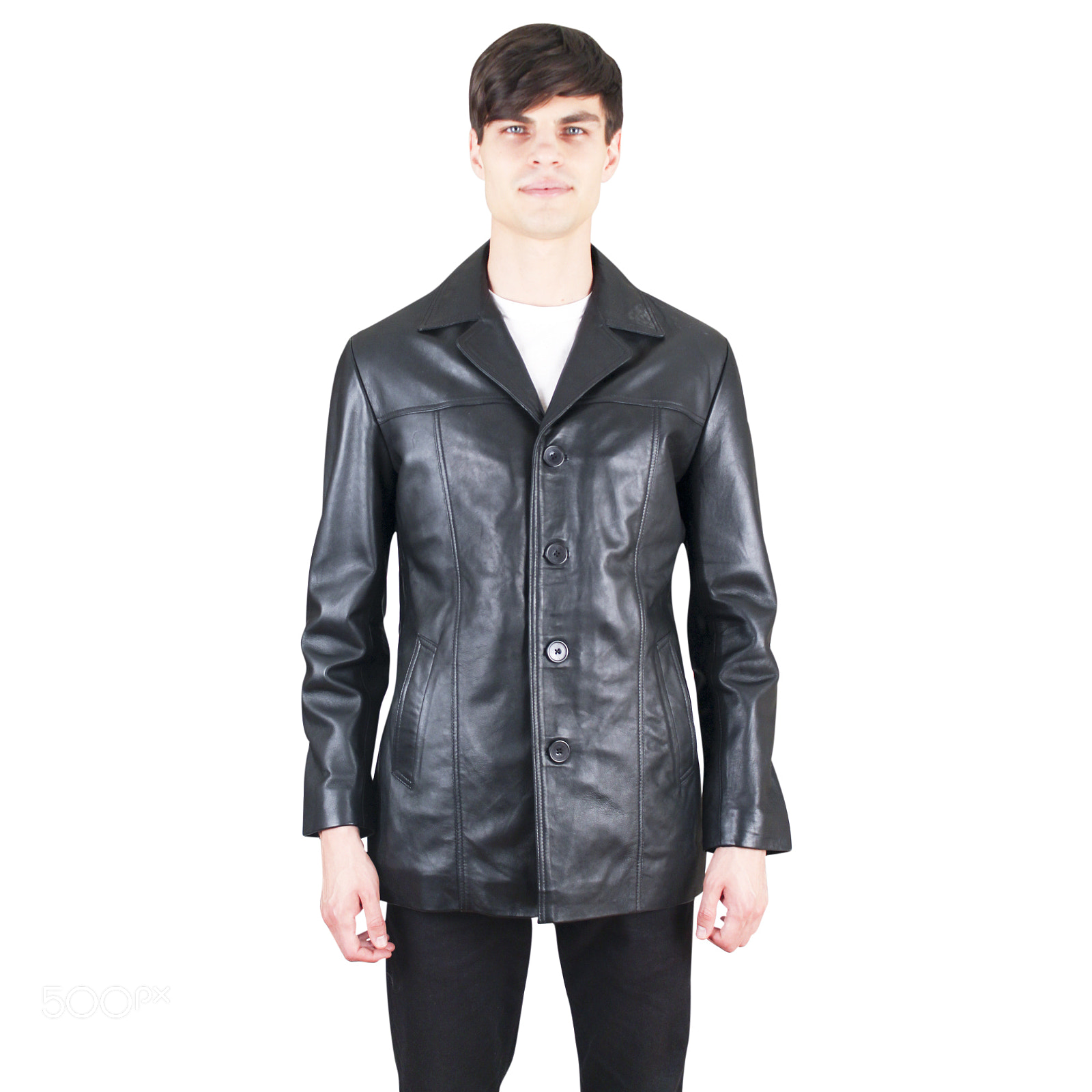 Canon EOS 1100D (EOS Rebel T3 / EOS Kiss X50) sample photo. Men's lambskin leather jacket photography