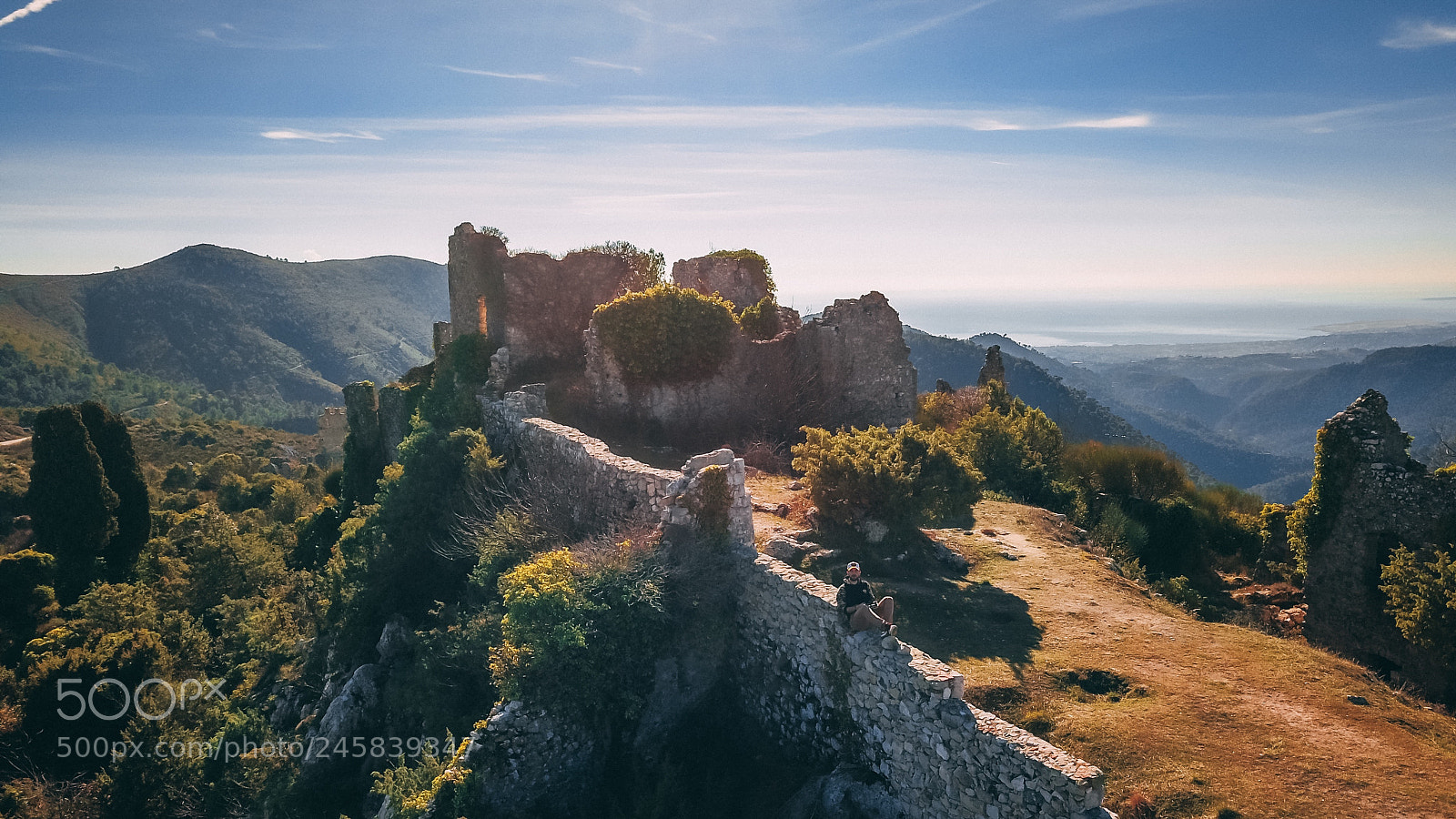 DJI FC220 sample photo. Ruines de casto nuovo photography