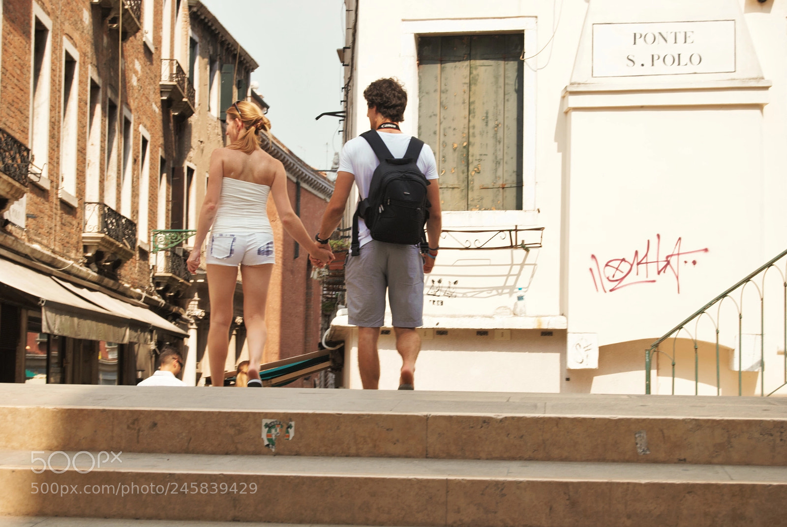 Nikon D3000 sample photo. Together in venice photography