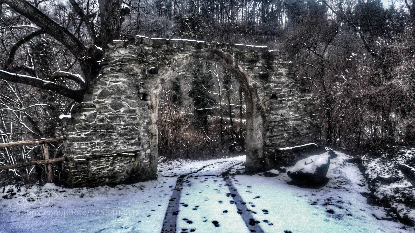 LG G4 sample photo. Gate to nowhere photography