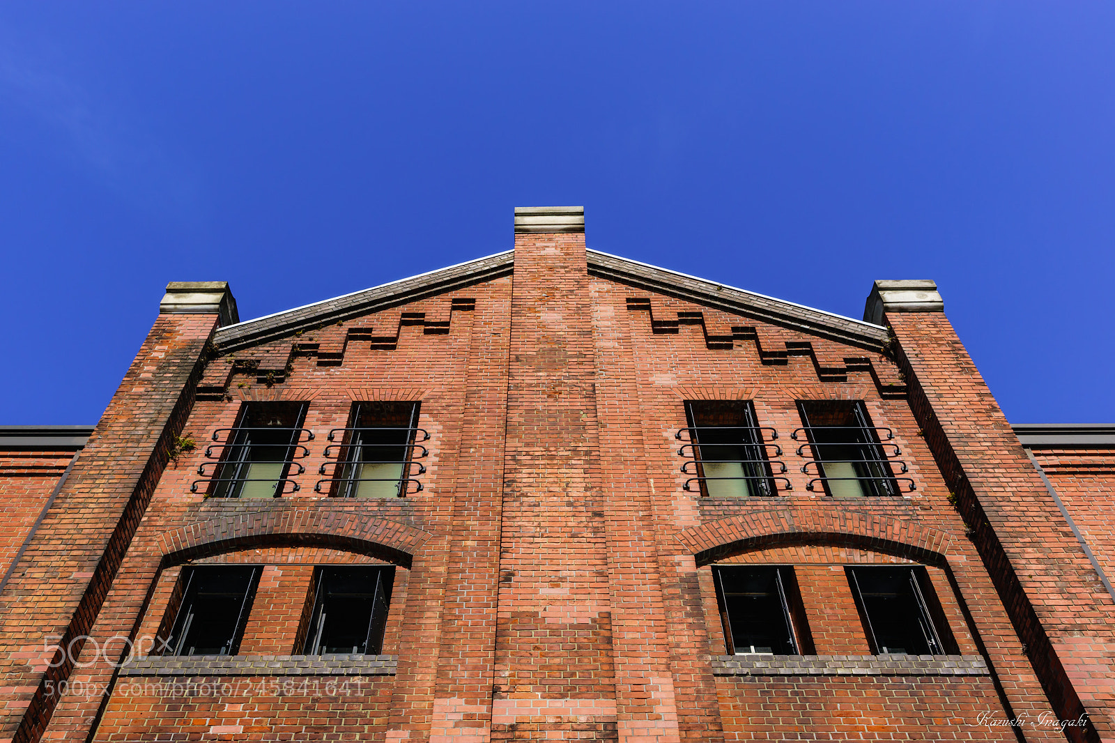 Sony SLT-A99V sample photo. Blue sky & red brick photography