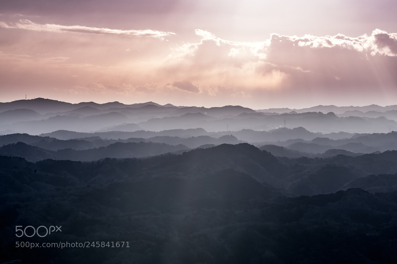 Nikon D850 sample photo. Fog hangs above kujuku photography