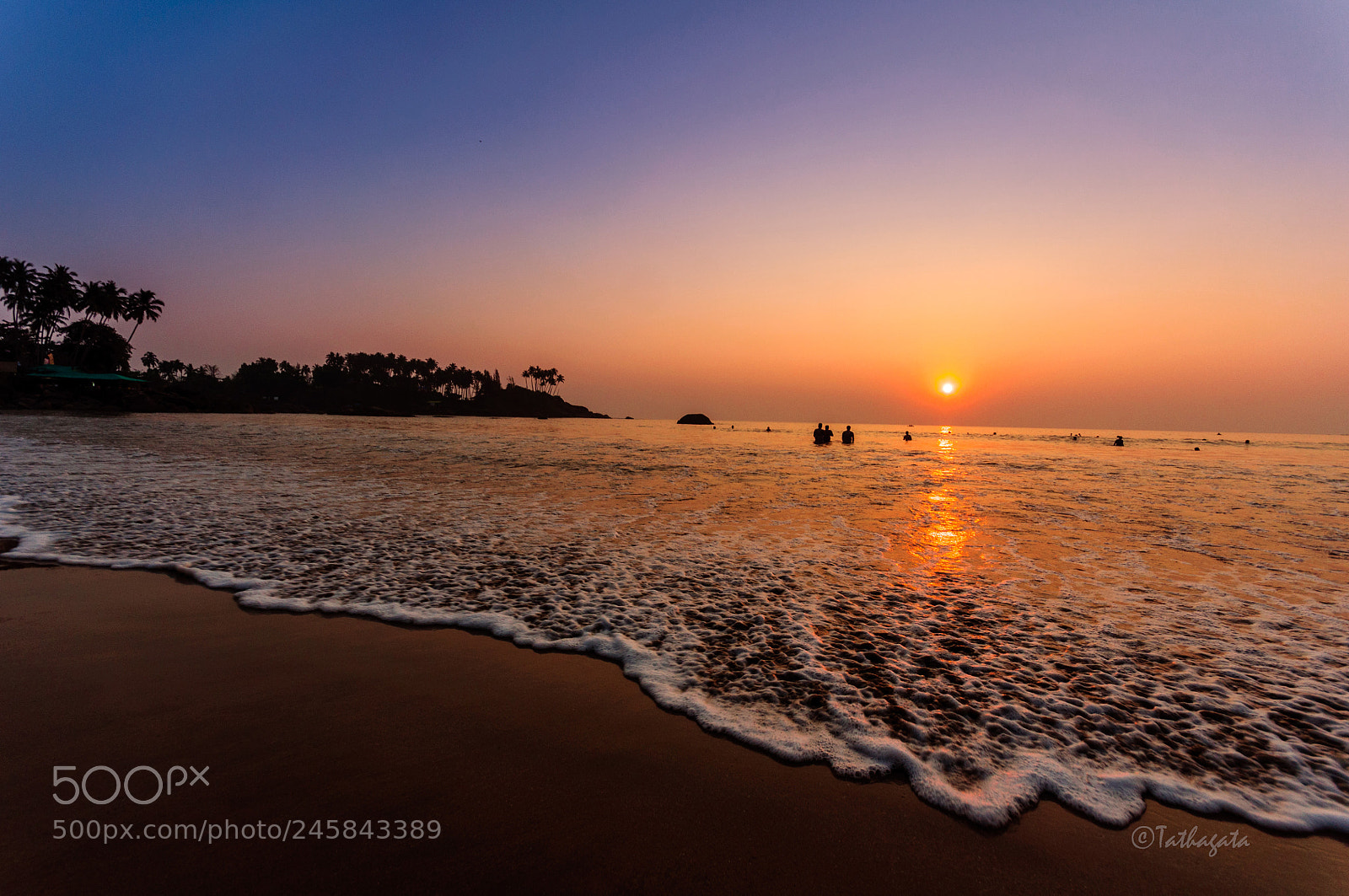 Nikon D90 sample photo. Sunset on palolem photography