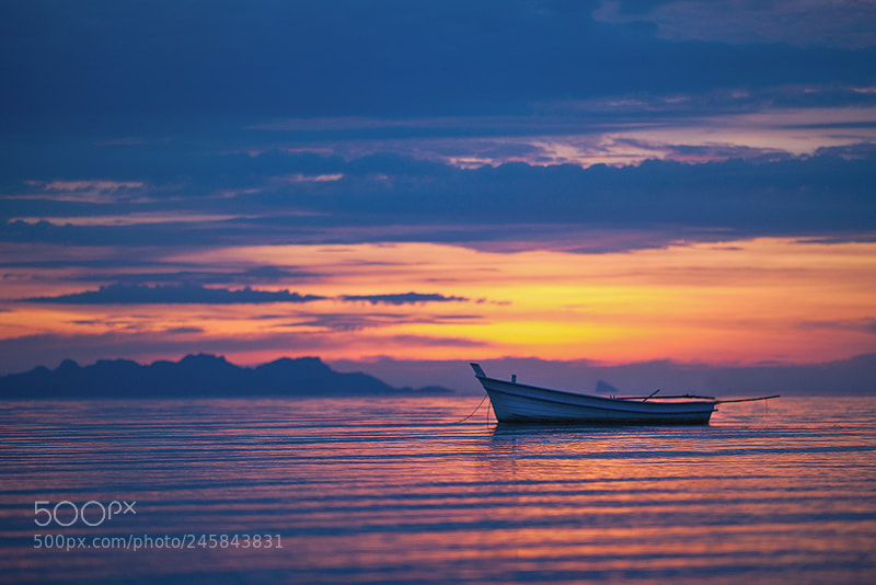 Sony Alpha DSLR-A900 sample photo. Sunset in thailand, koh photography