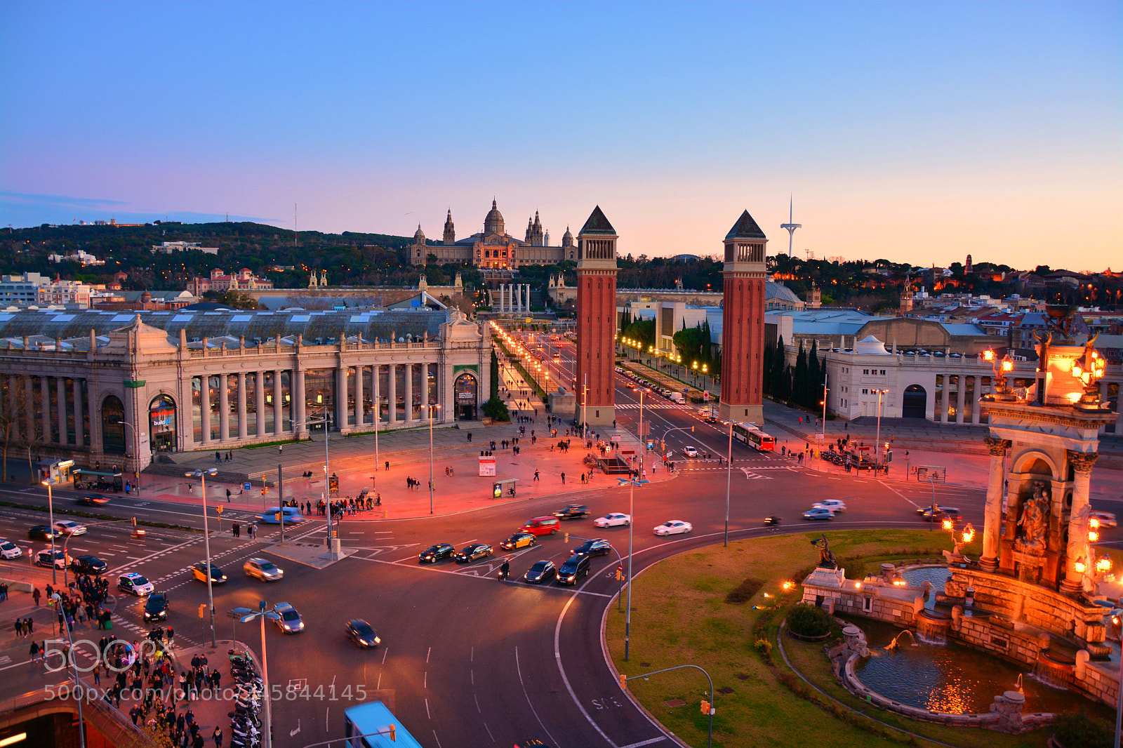 Nikon D7100 sample photo. Plaza españa photography