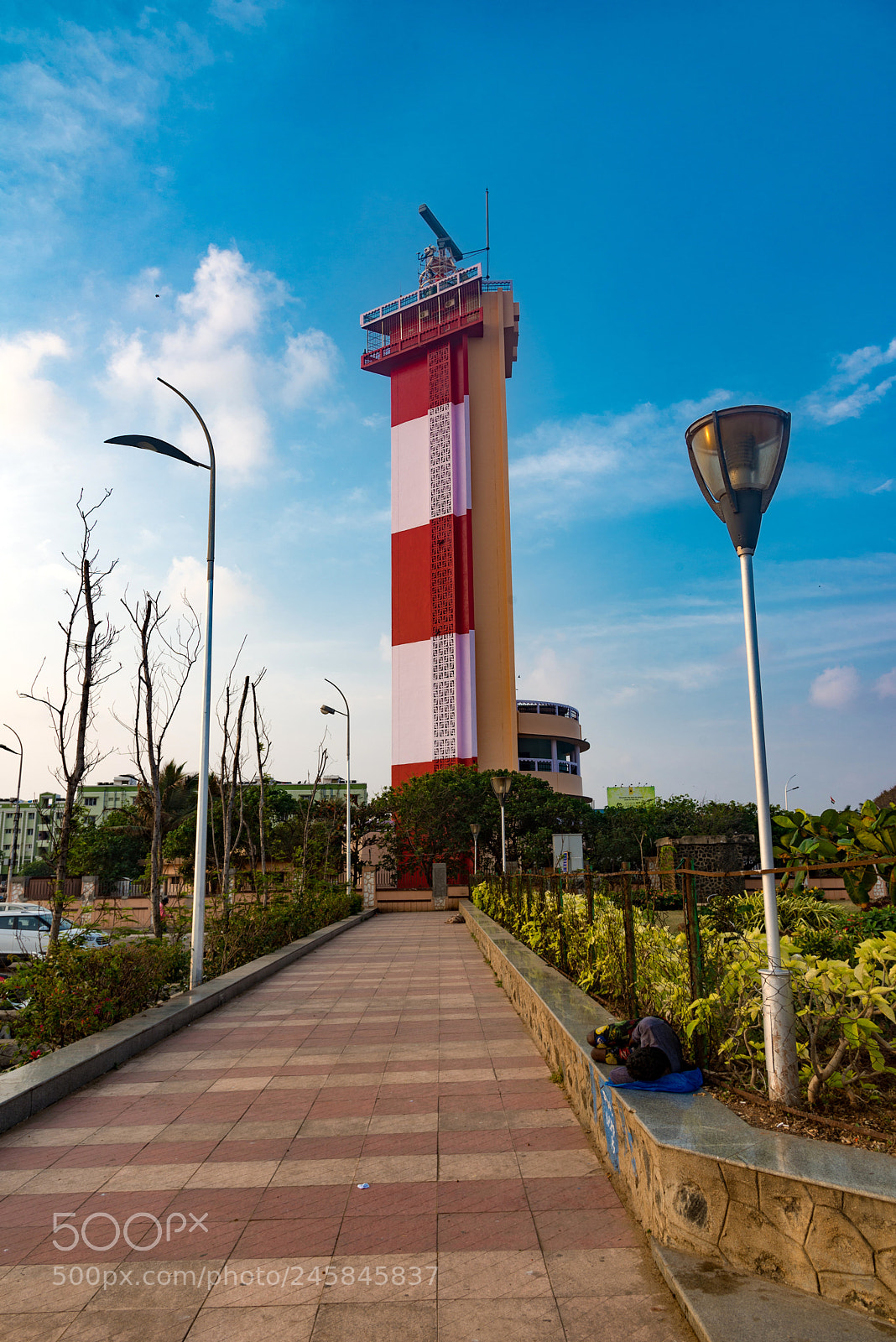 Nikon D610 sample photo. Chennai lighthouse, marina beach. photography