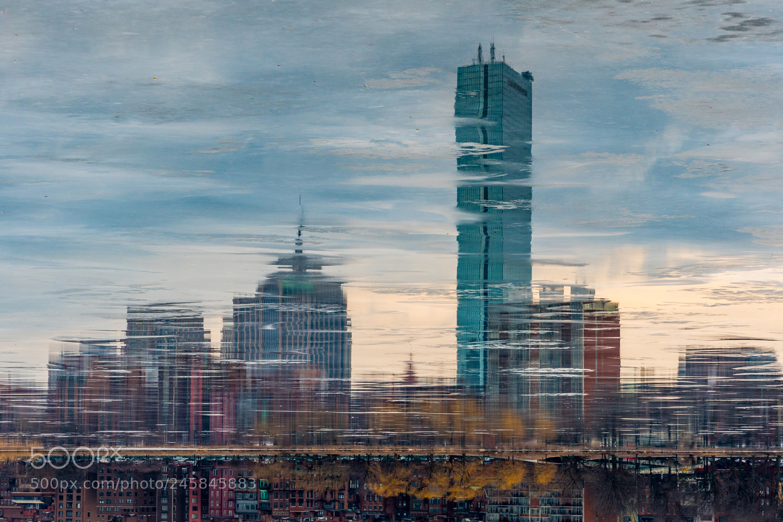 Sony a6500 sample photo. Boston through the ice photography