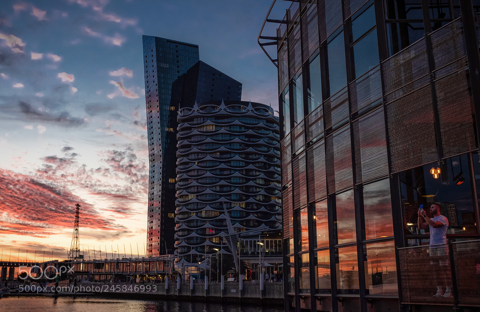 Fujifilm X100F sample photo. Docklands melbourne photography