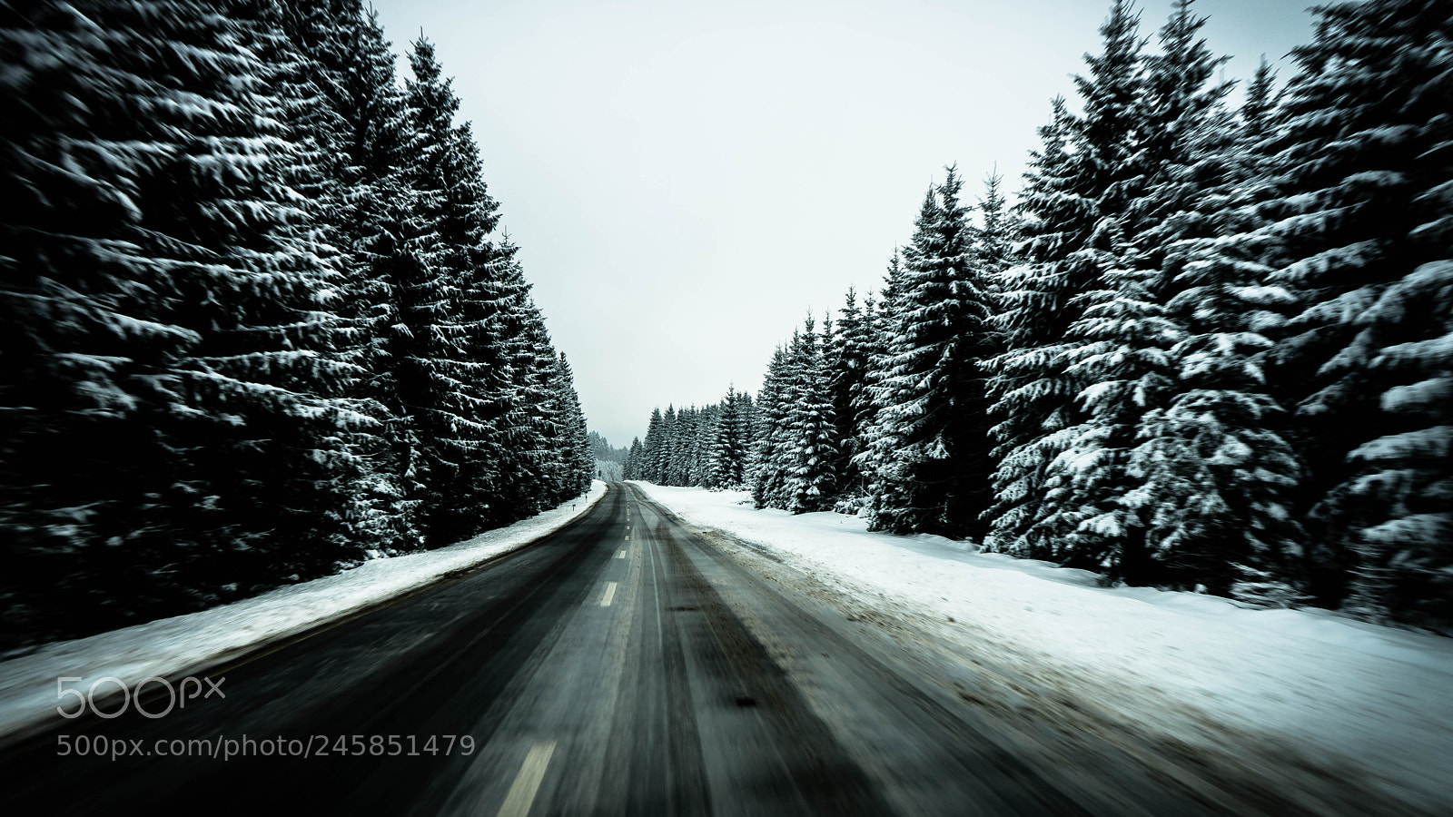 Sony a7 sample photo. Endless road photography