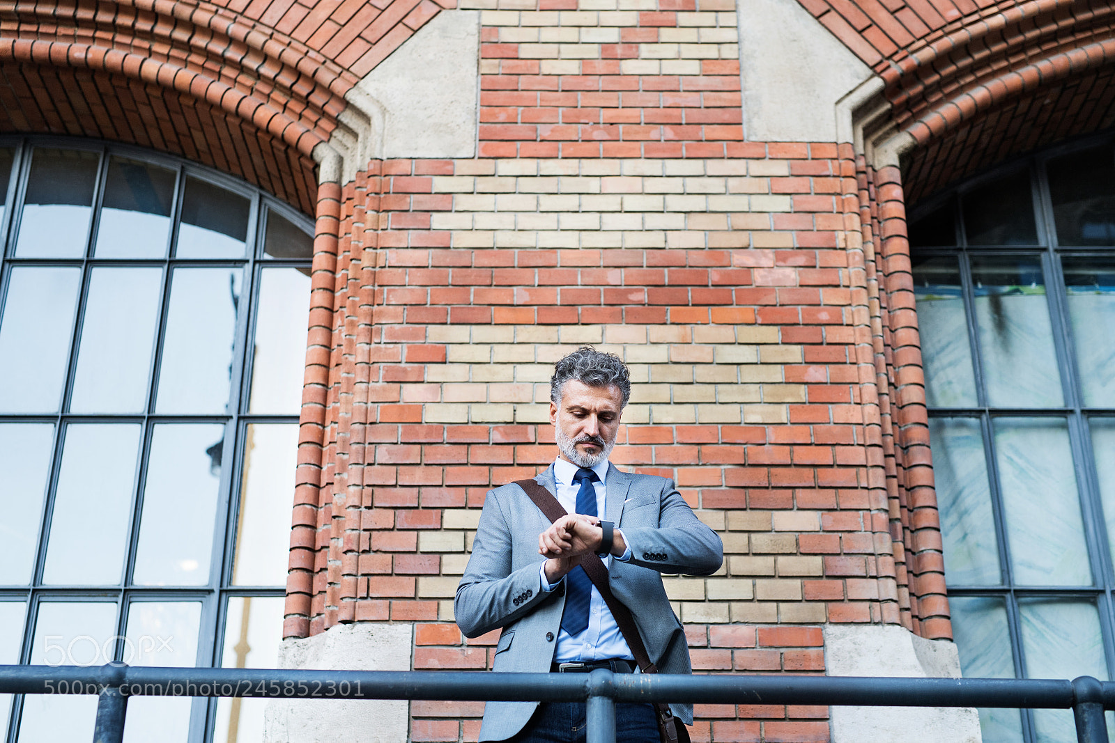 Nikon D5 sample photo. Mature businessman standing in photography