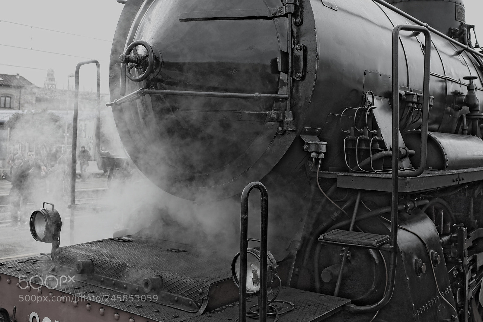 Ricoh GR II sample photo. Steam train photography
