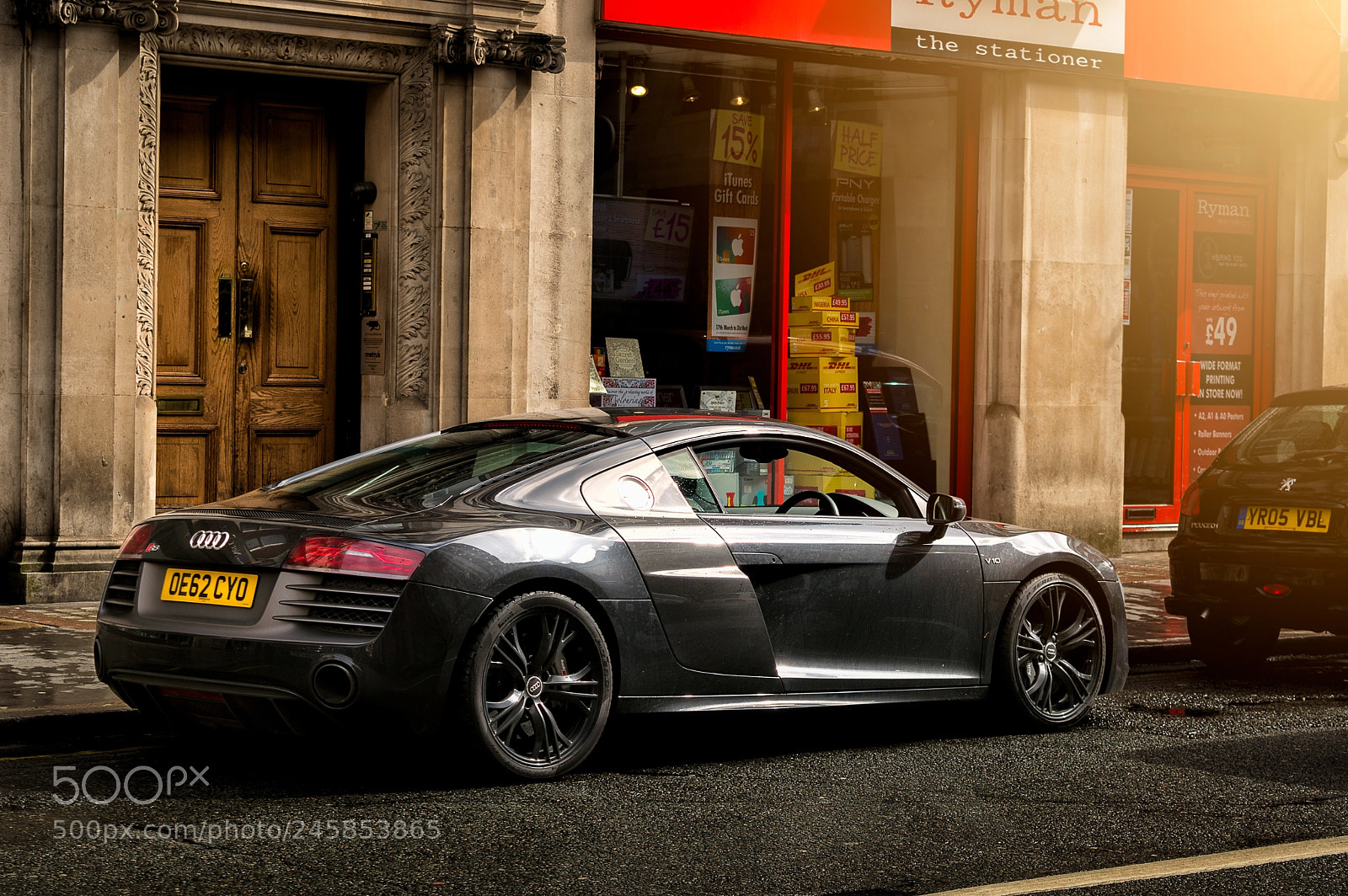 Nikon D3200 sample photo. Audi r8 v10 photography