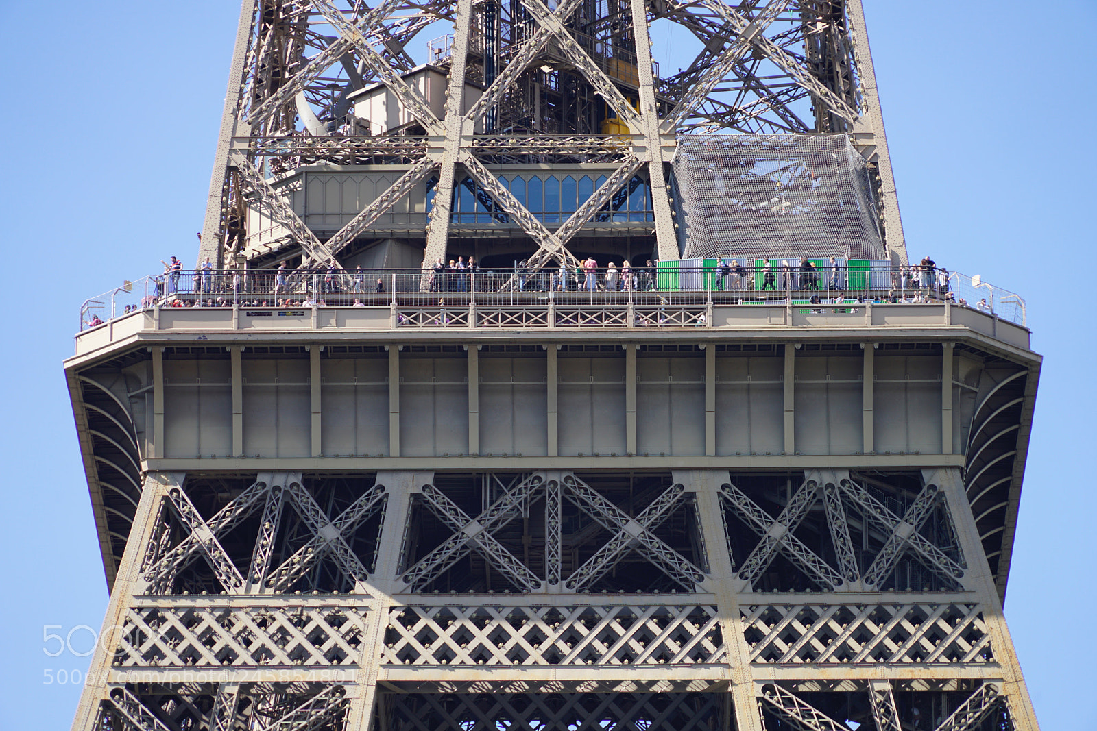Sony a7R II sample photo. Visitors on eiffel tower photography
