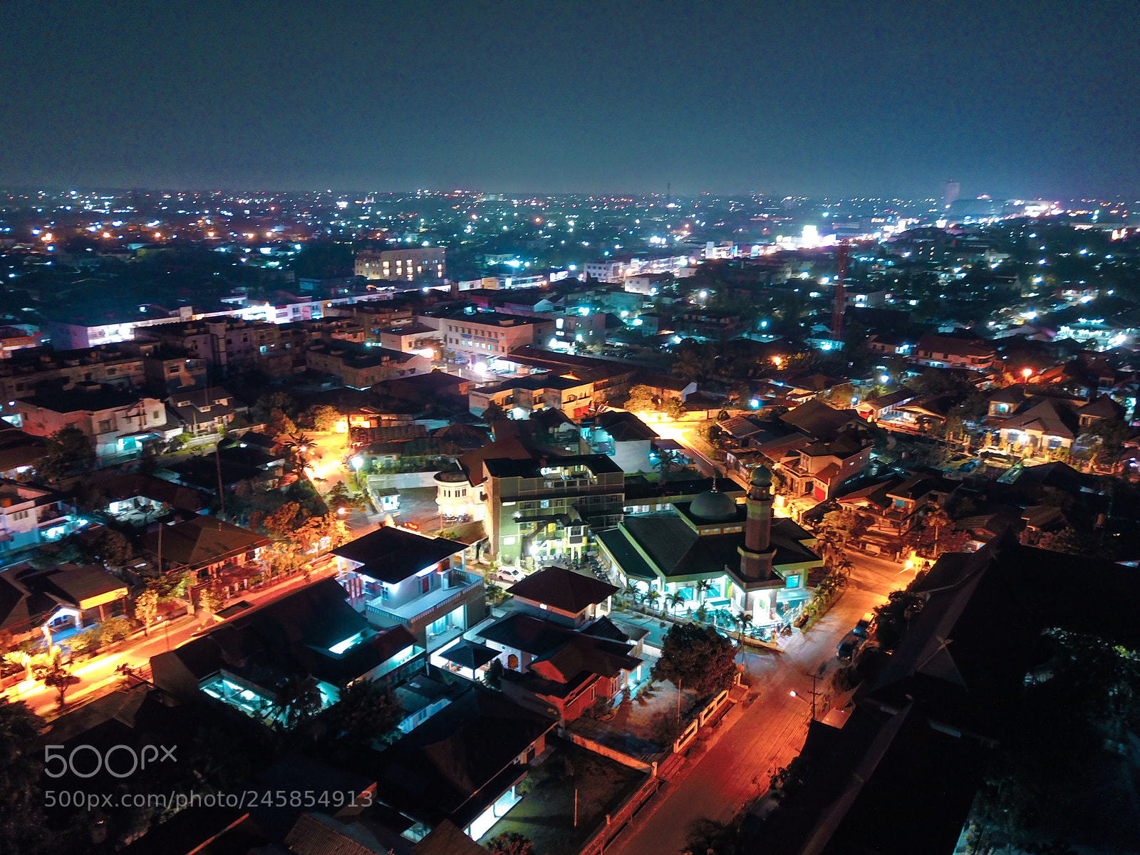 DJI FC220 sample photo. A typical urban area photography