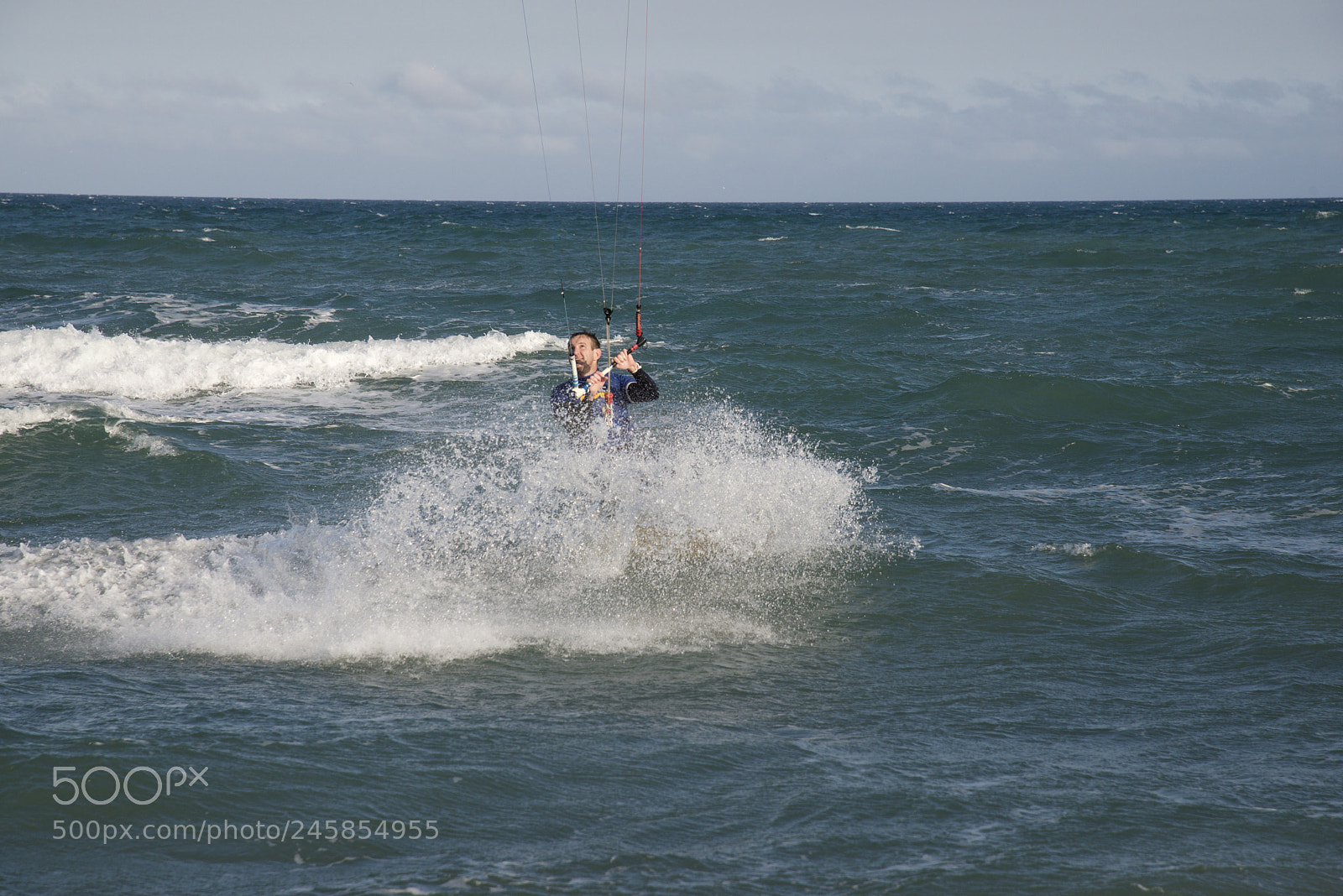 Nikon D610 sample photo. Kite surf canet saint photography