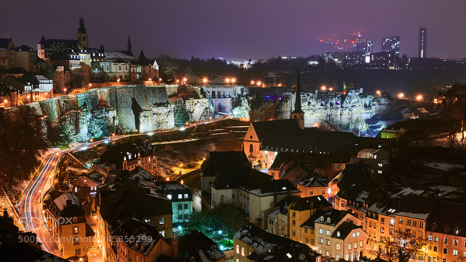 Nikon D850 sample photo. The lights of luxembourg photography