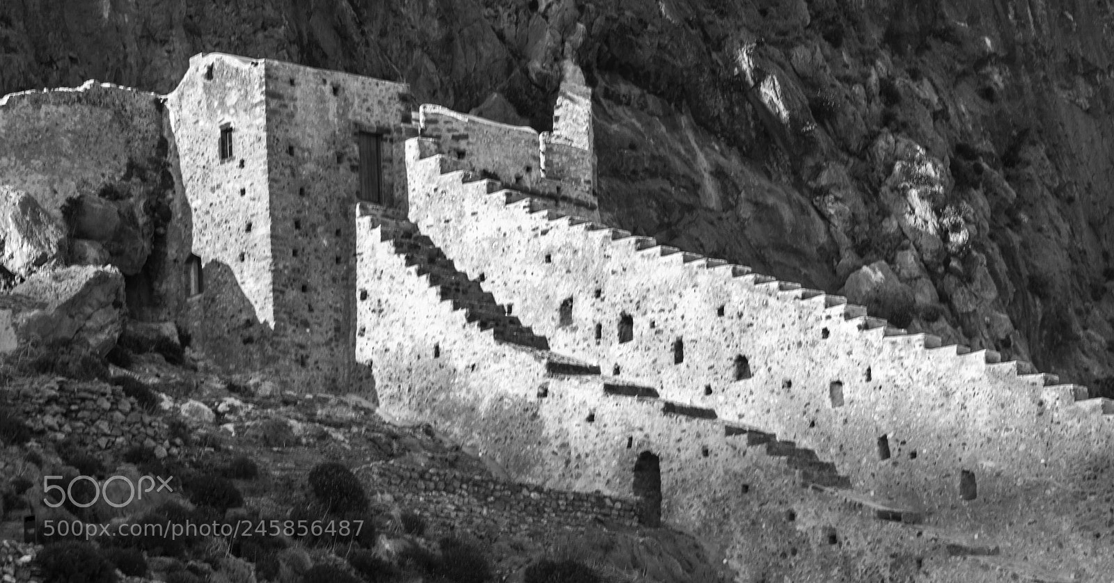 Nikon D5200 sample photo. Monemvasia, the eastern wall photography