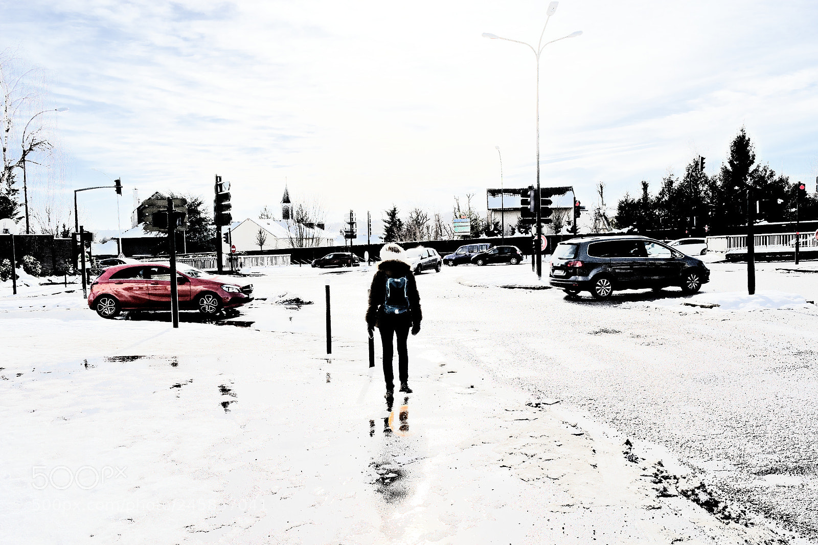 Nikon D3100 sample photo. City crossing photography
