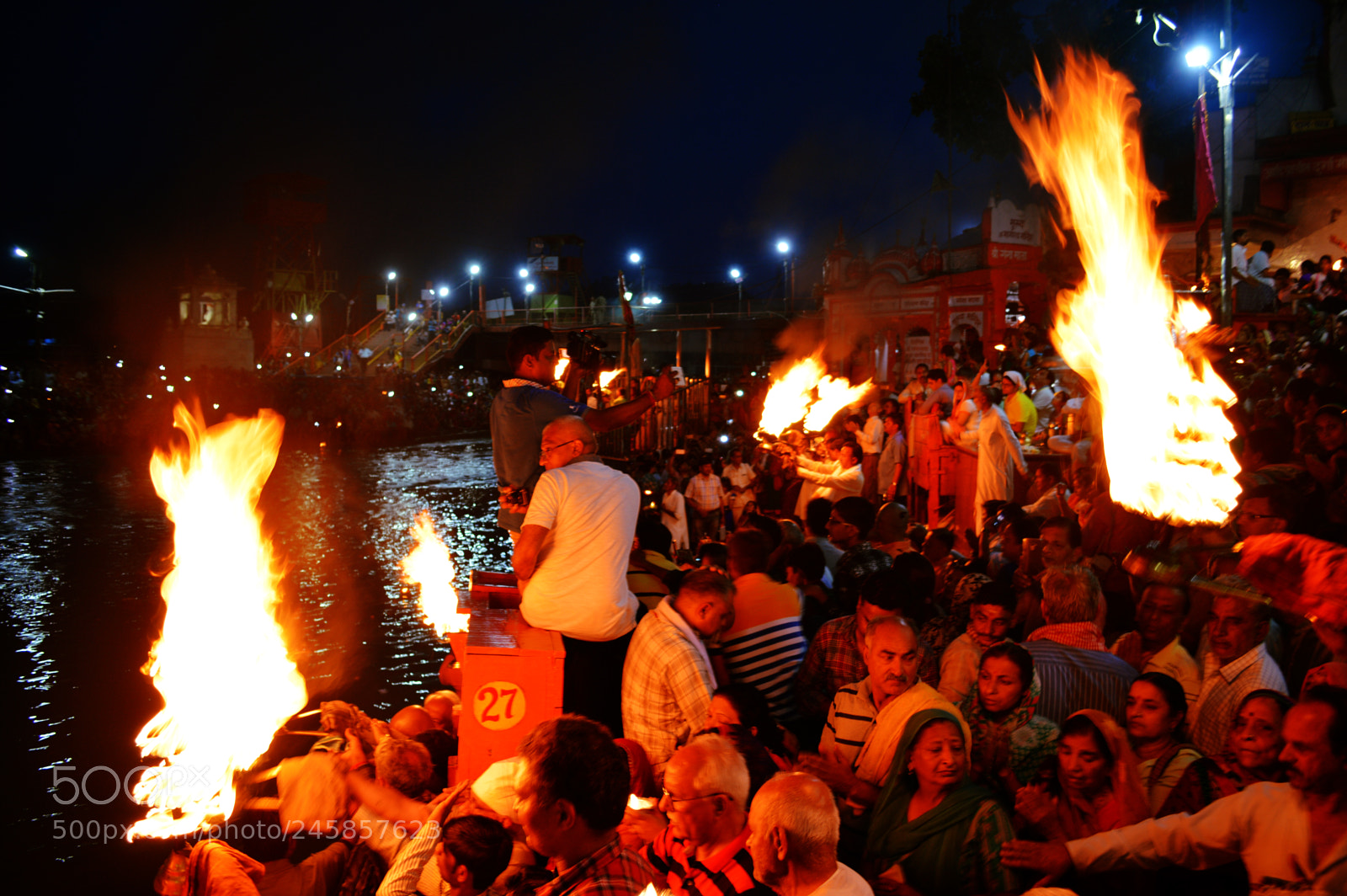 Nikon D3200 sample photo. Fire show photography