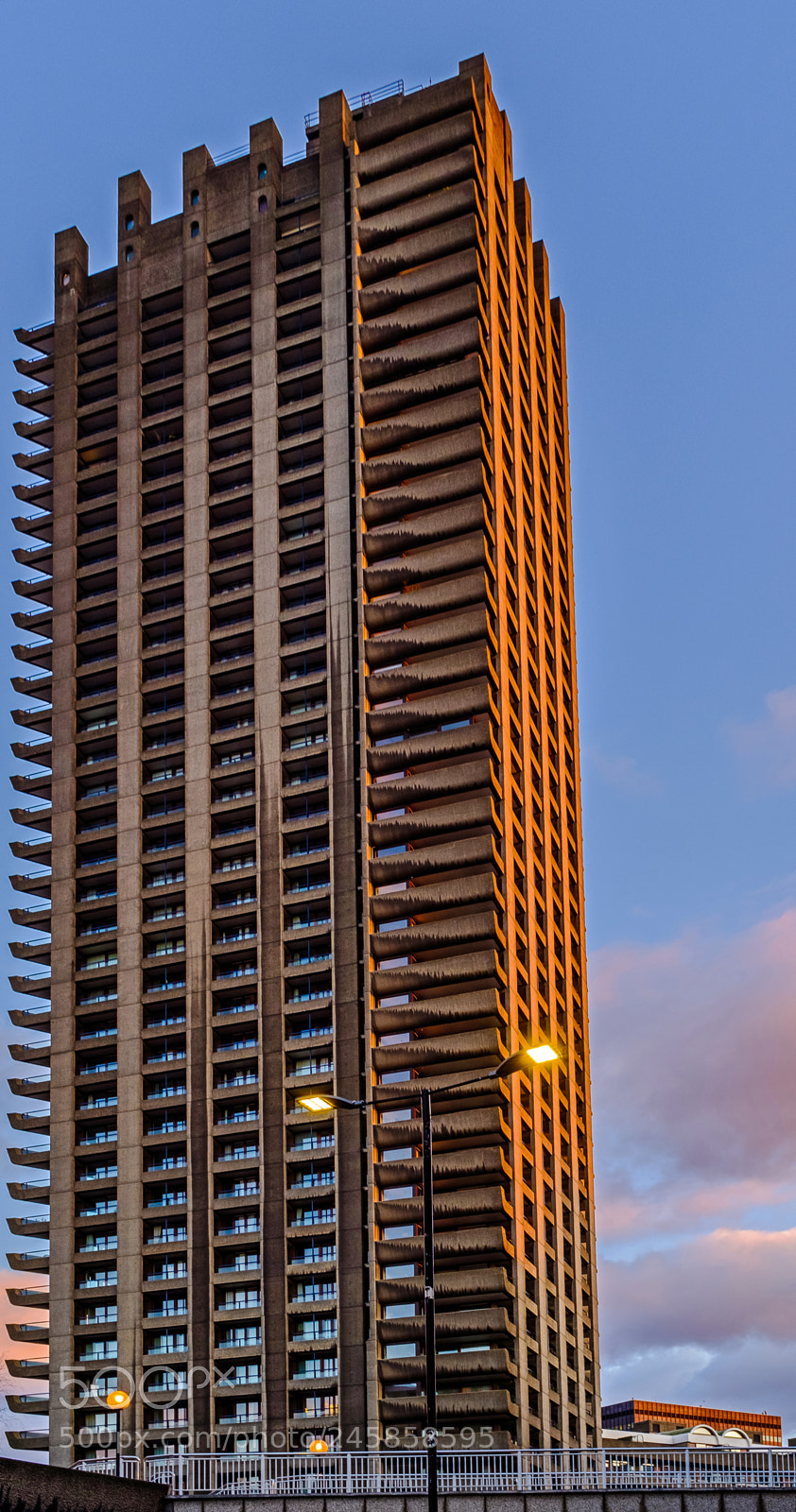 Fujifilm X100F sample photo. Barbican high rise barbican photography