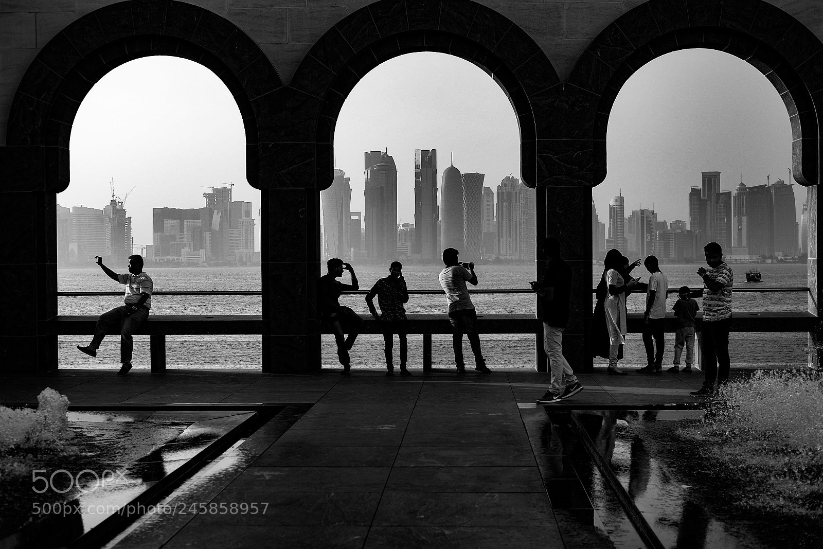 Fujifilm X-T1 sample photo. Doha from the museum photography