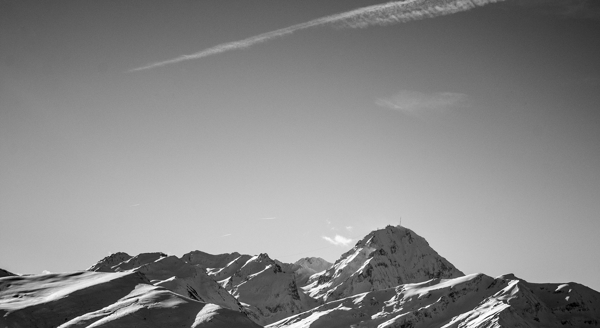 Pentax K100D Super sample photo. Pic du midi photography