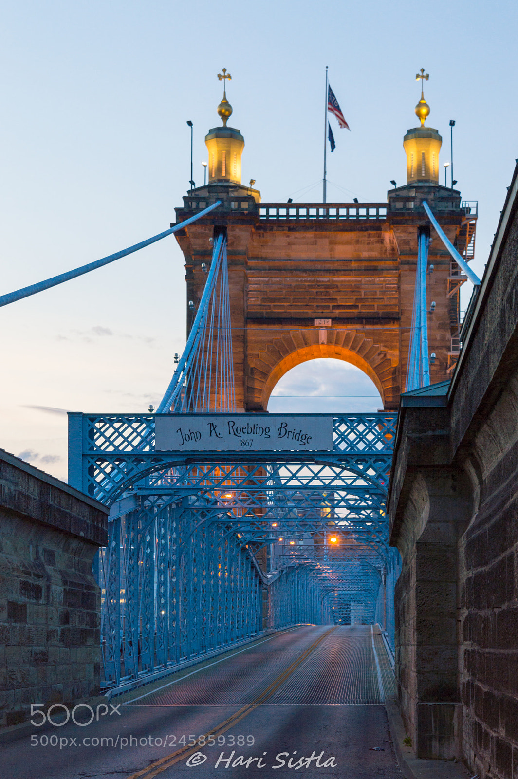 Nikon D3200 sample photo. John a roebling bridge photography