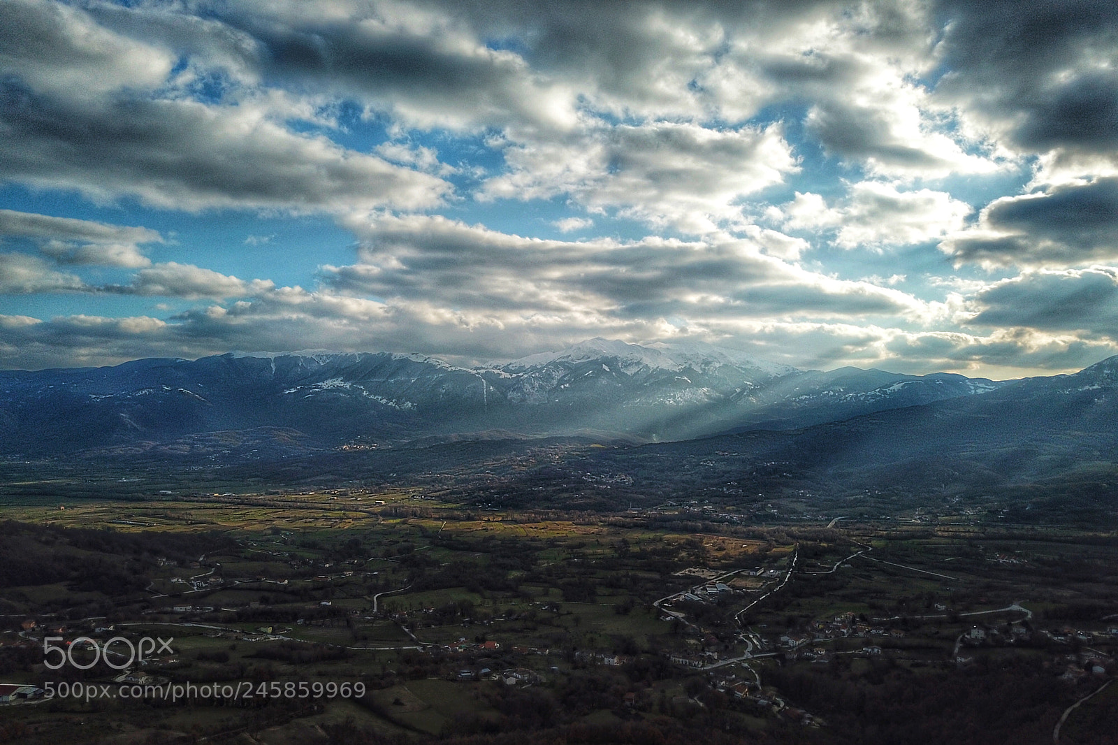 DJI FC220 sample photo. Landscape, molise italy photography