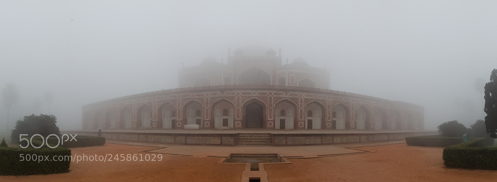 Nikon D5100 sample photo. Foggy panorama of humayun photography