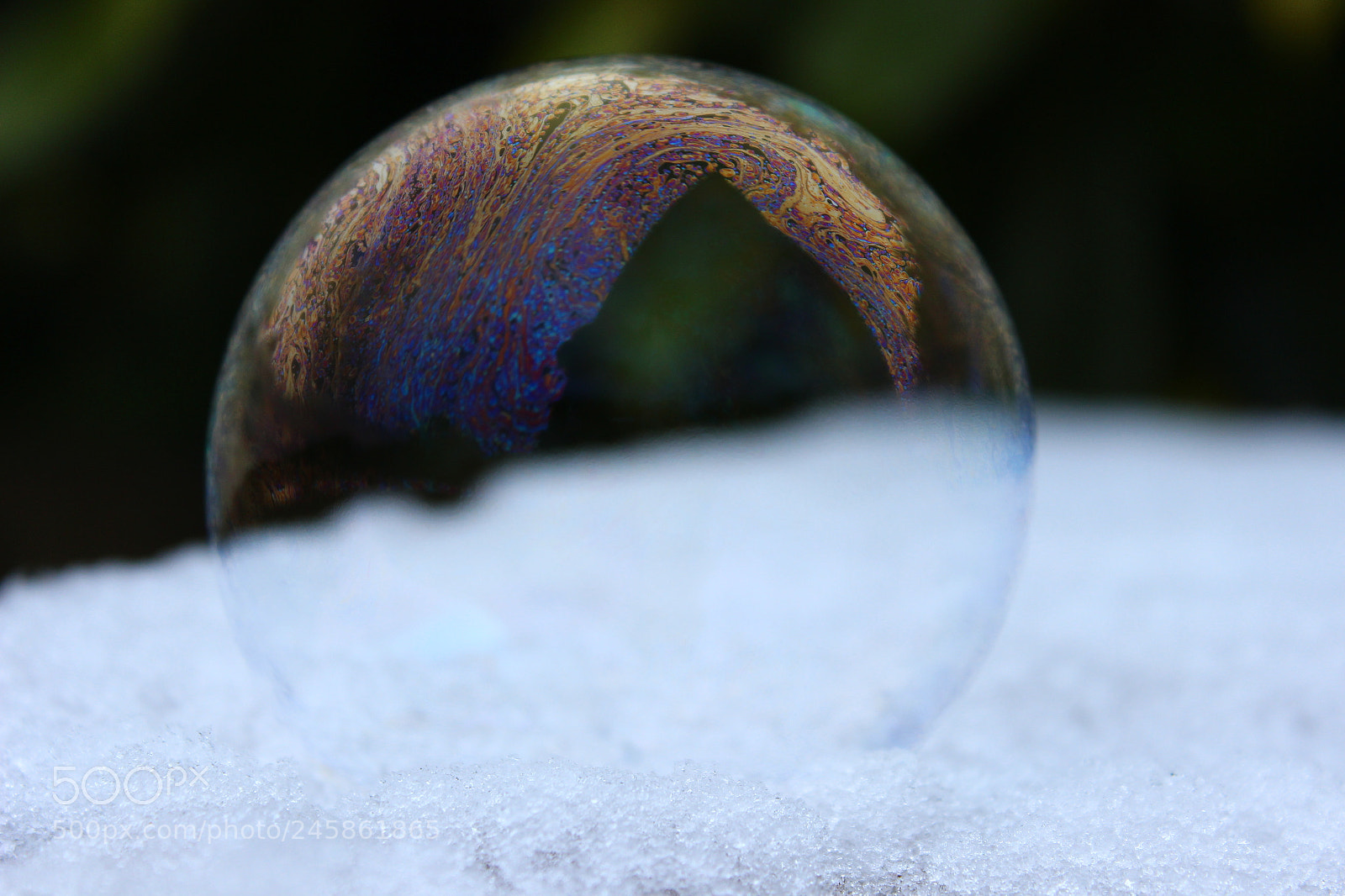 Canon EF-S 18-55mm F3.5-5.6 III sample photo. Snow bubble pt. 1 photography