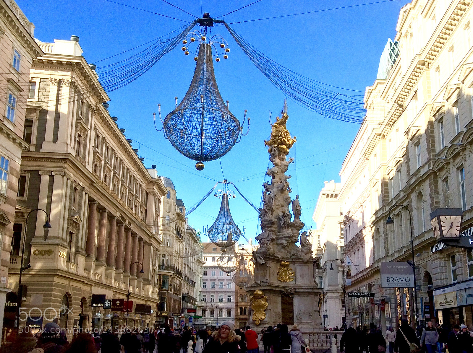 Apple iPad Air sample photo. Vienna christmas decorations photography