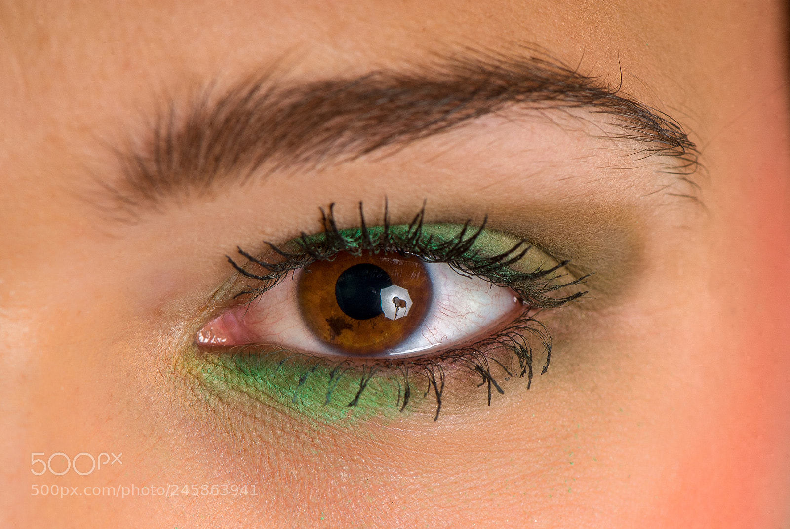 Nikon D200 sample photo. Girl's eye photography