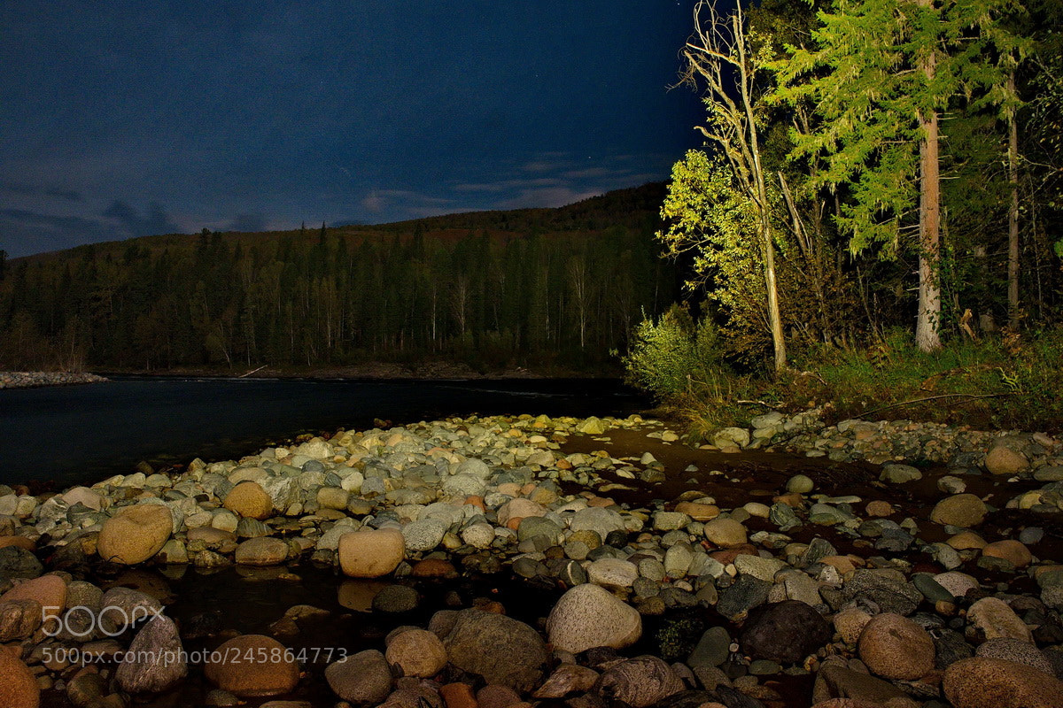 Fujifilm X-T1 sample photo. Russia. western sayan, moonlit photography