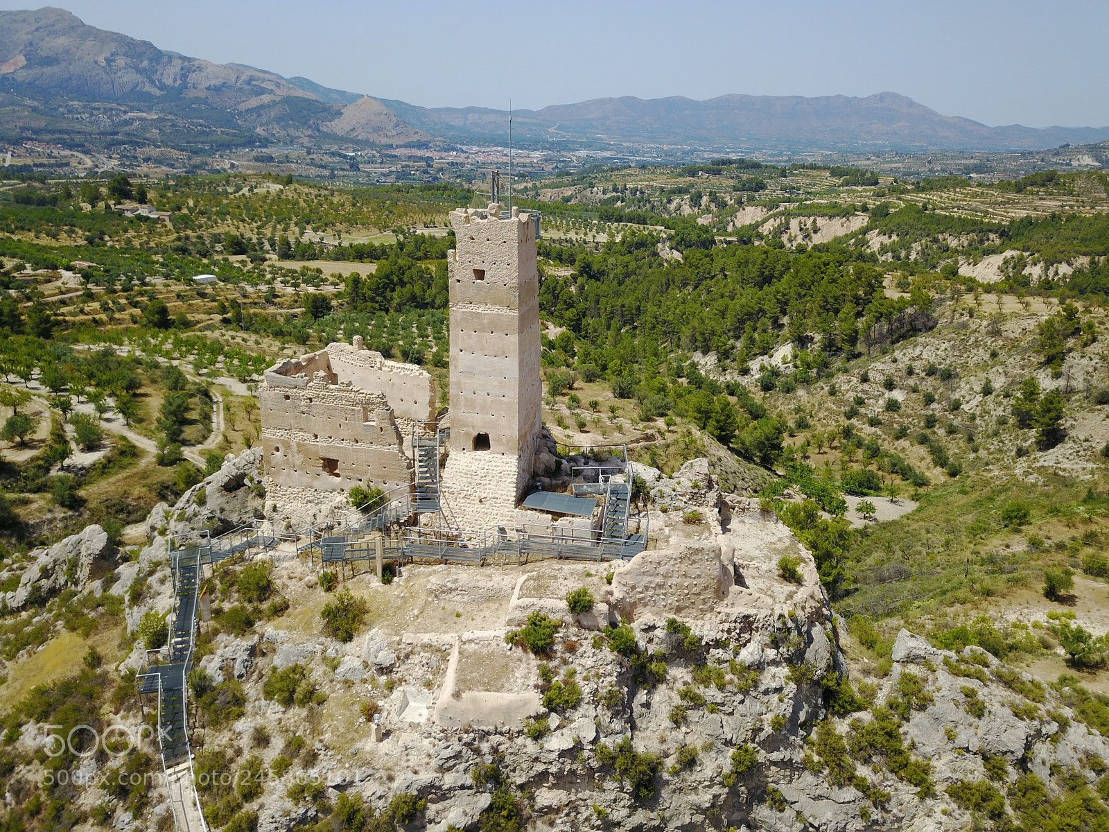 DJI FC220 sample photo. Castell de penella photography