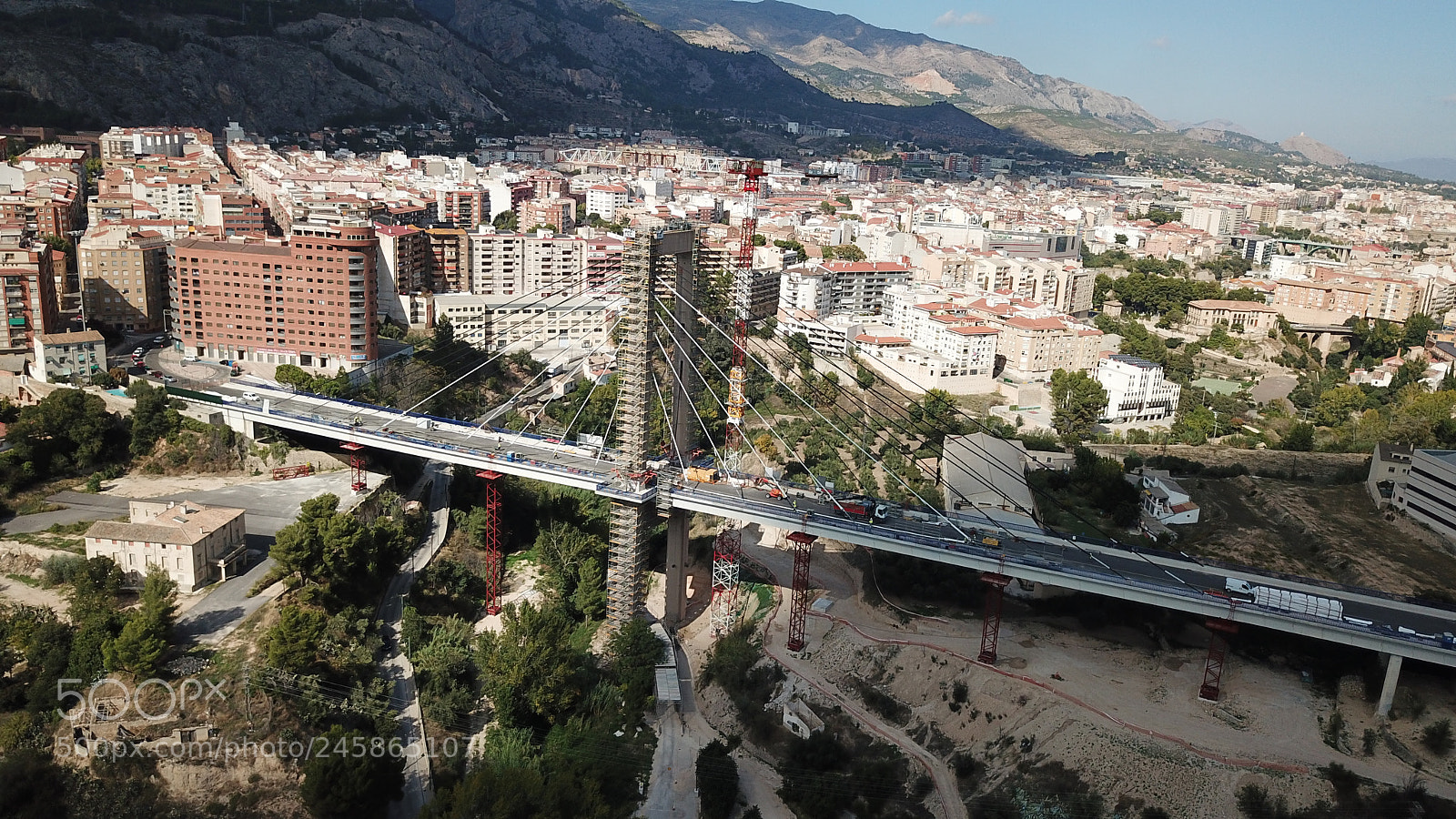 DJI FC220 sample photo. Puente fernando reig (alcoy) photography