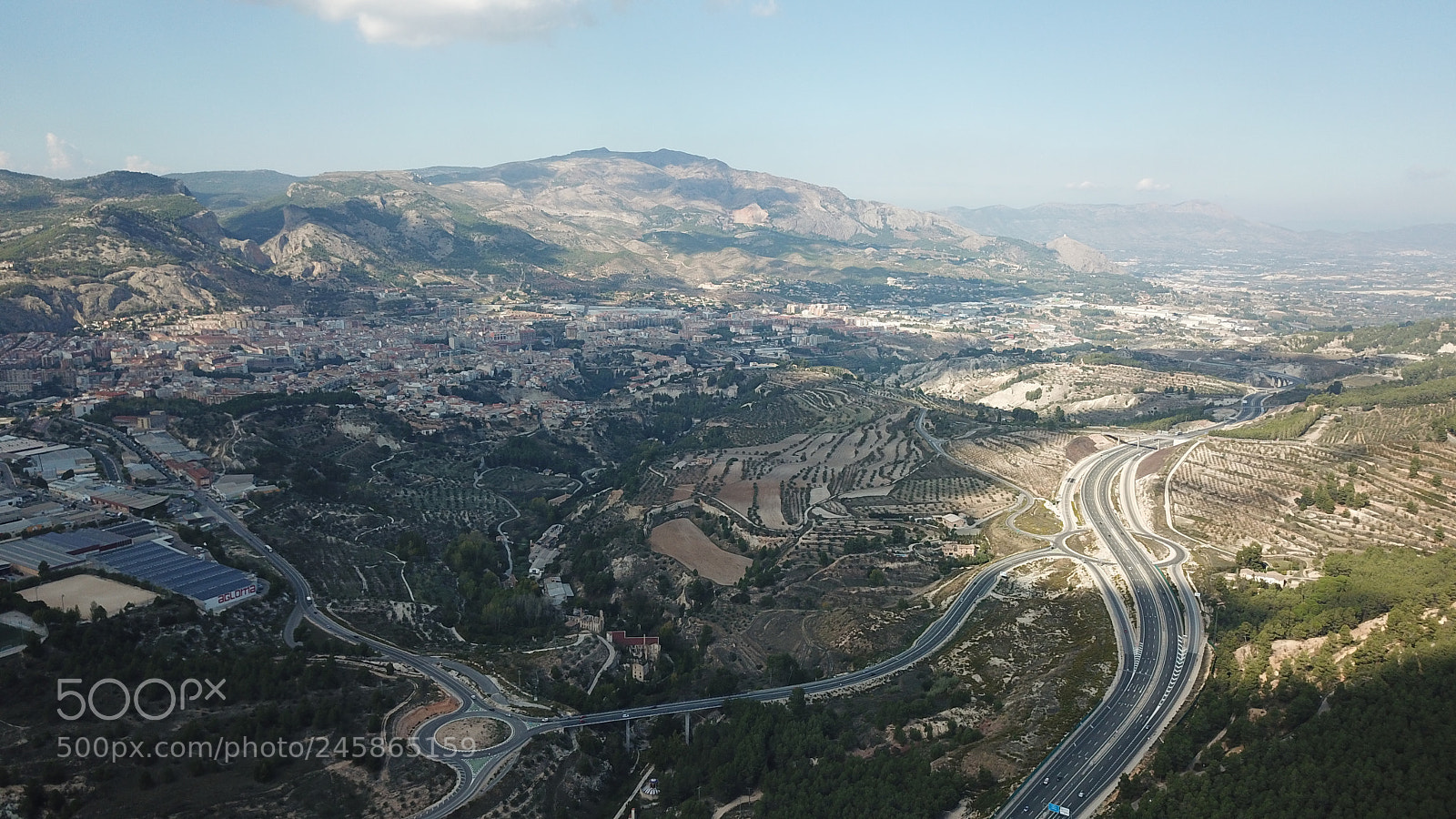 DJI FC220 sample photo. Panor mica de alcoy photography