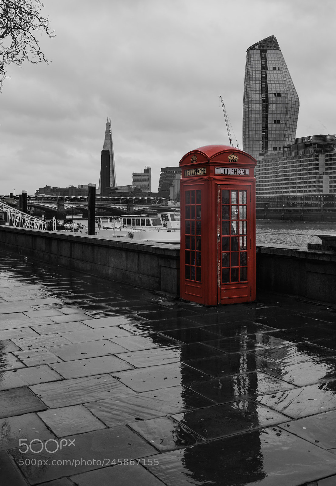 Nikon D810 sample photo. Telephone box photography