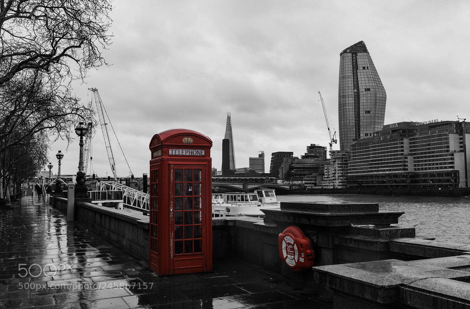 Nikon D810 sample photo. Telephone box photography