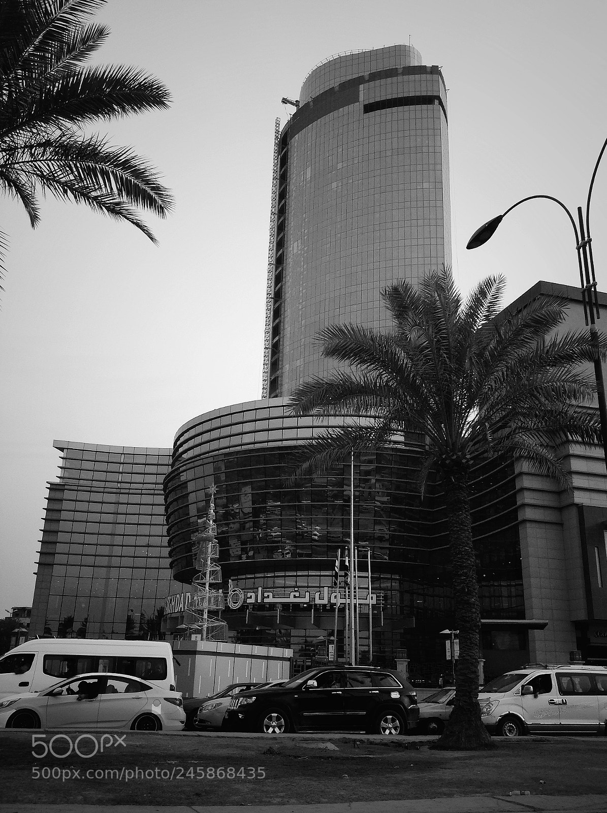 Apple iPad sample photo. Black and white baghdad photography