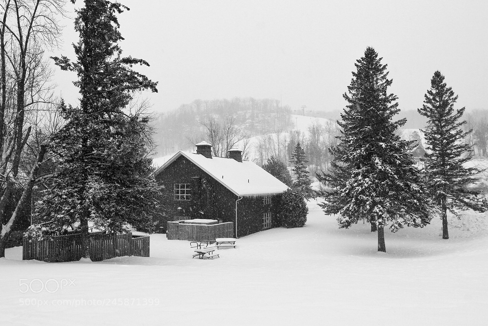Canon EOS 7D sample photo. Winter countryside photography